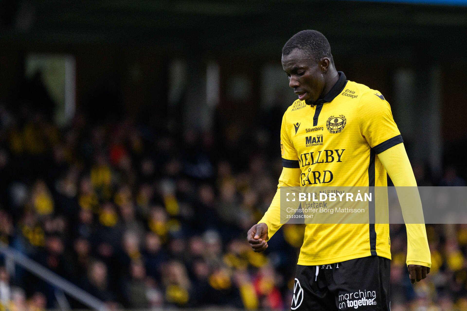 Mjällbys Abdoulie Manneh deppar