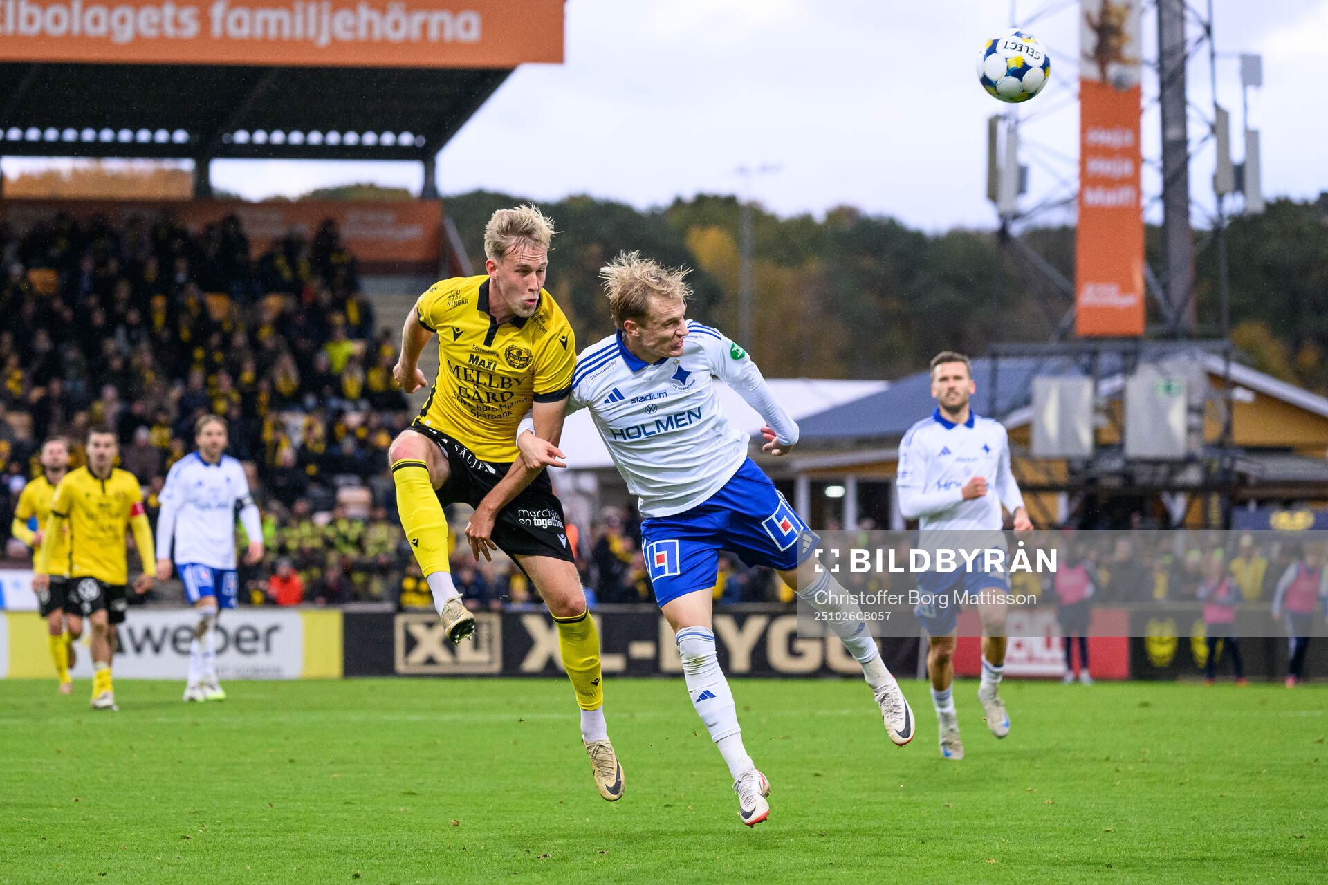 Mjällbys Herman Johansson och IFK Norrköpings Marcus