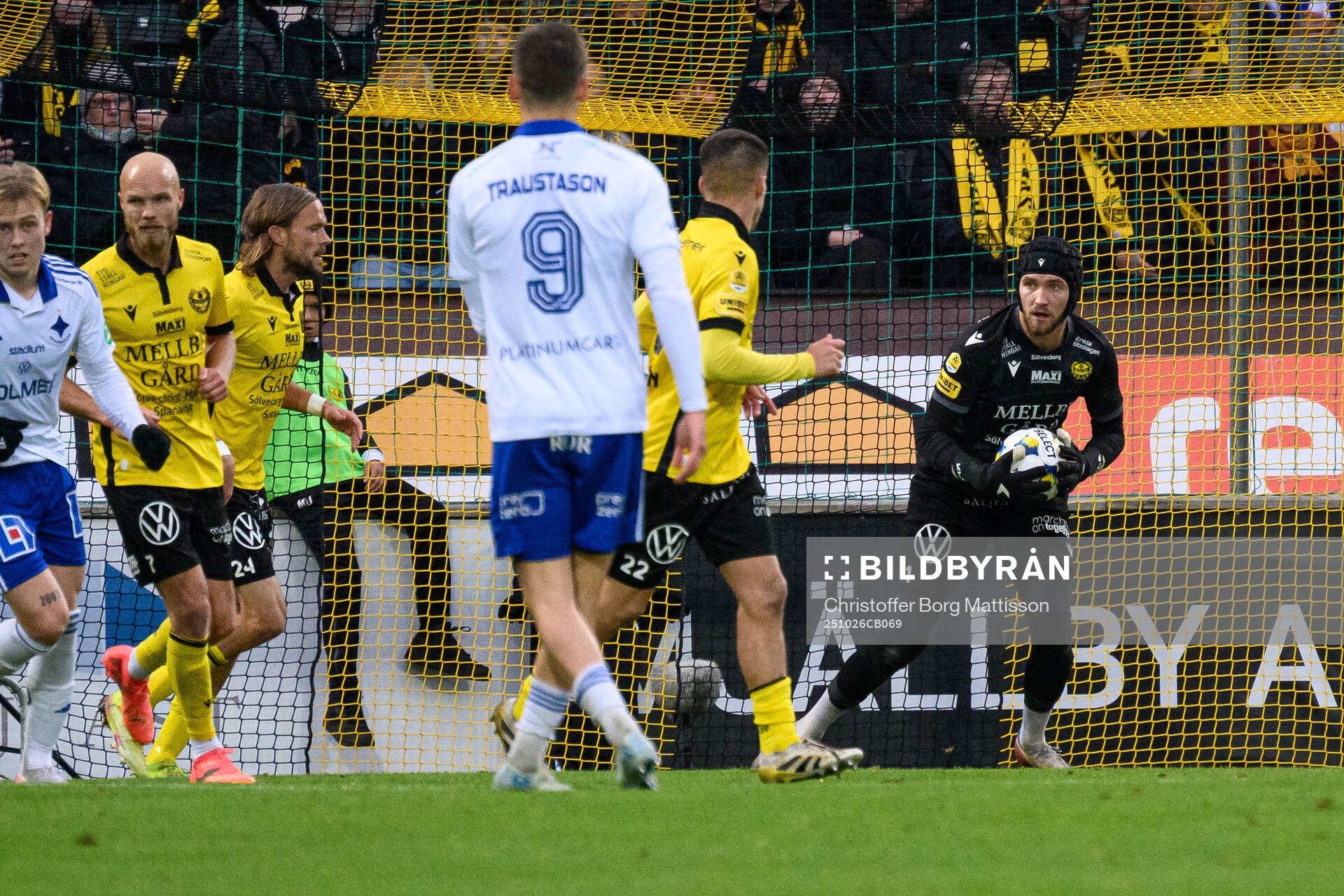 Mjällbys målvakt Noel Törnqvist