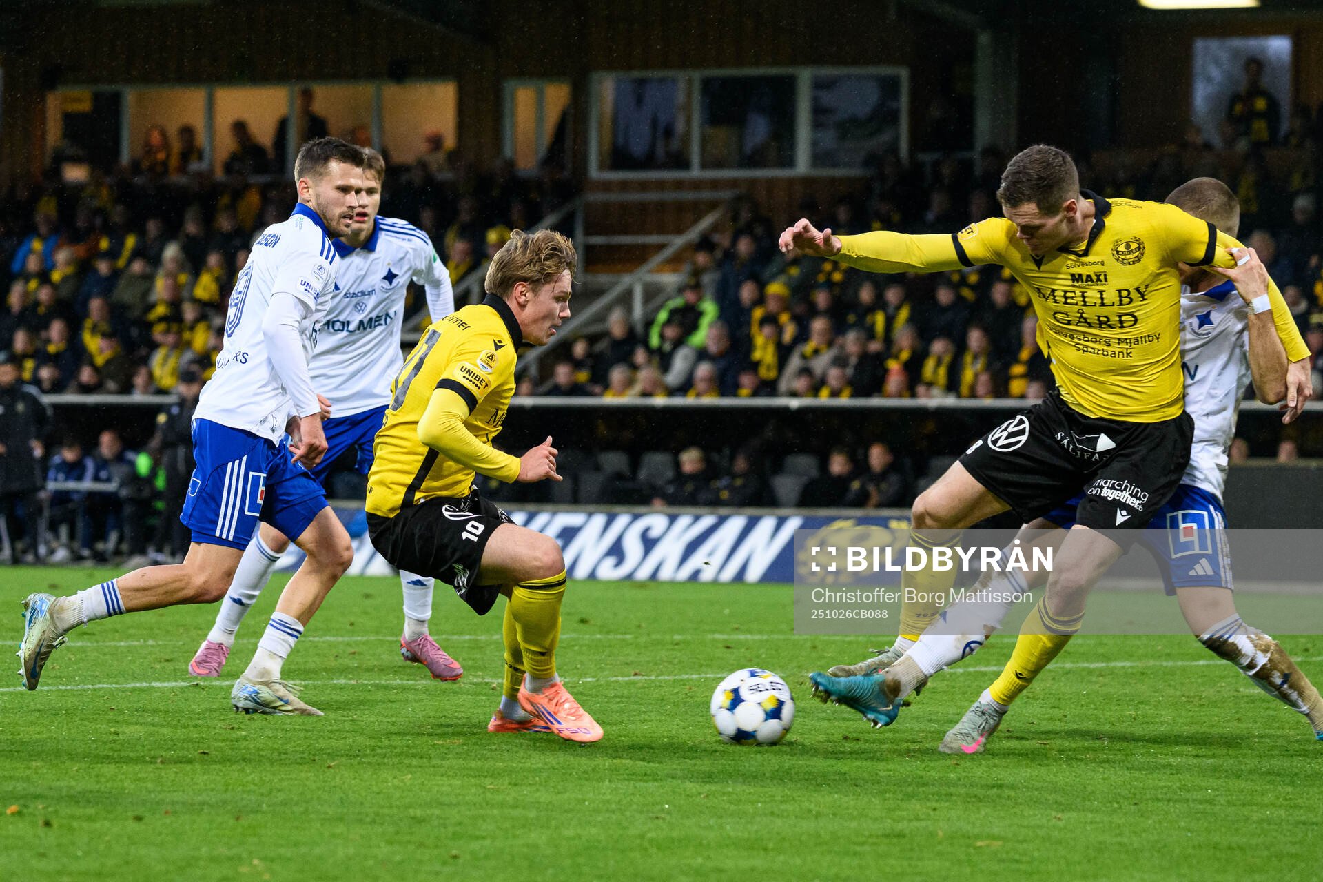 Mjällbys Jeppe Kjaer och Jacob Bergström