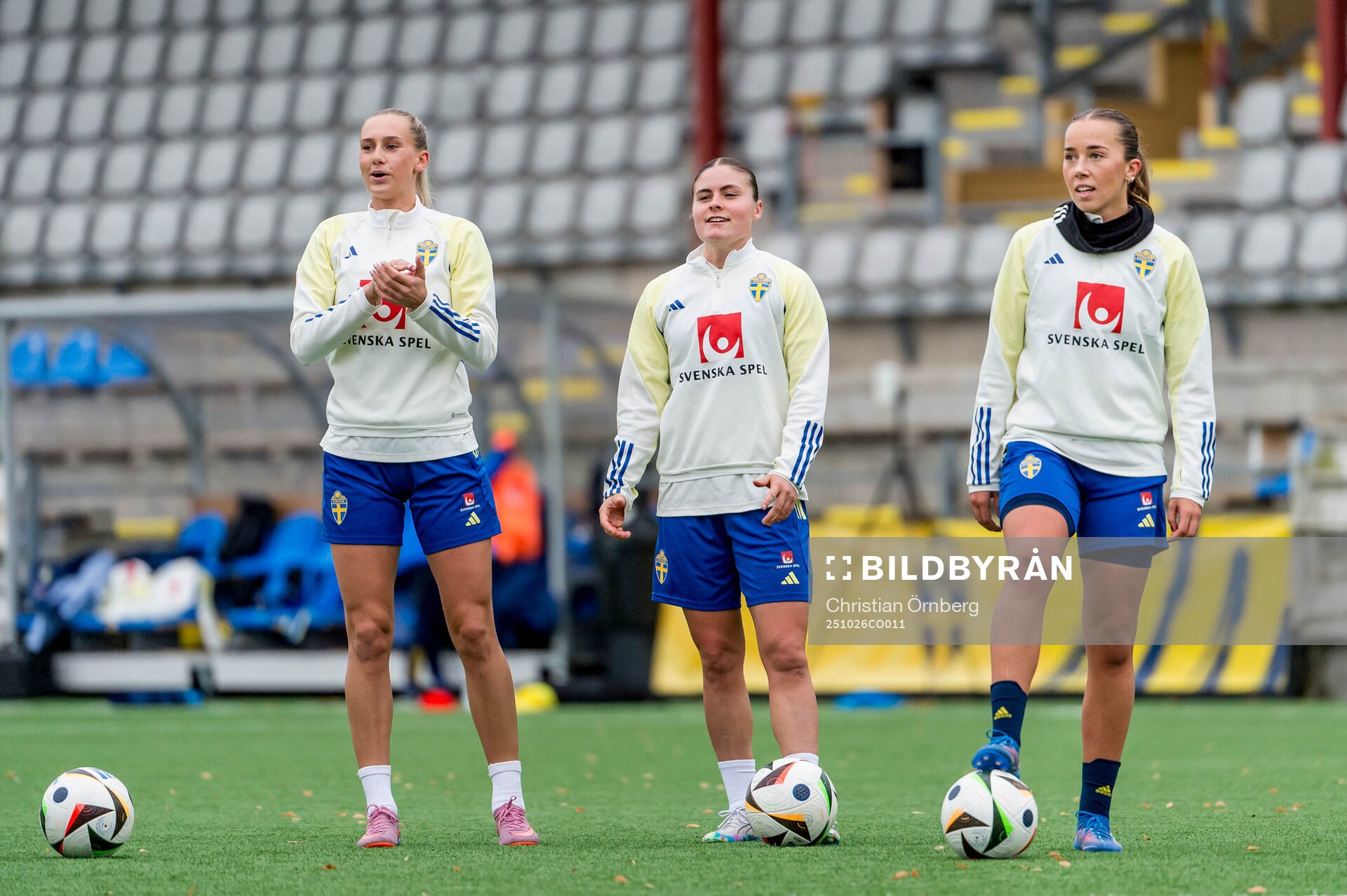Johanna Svedberg, Ellen Wangerheim och Athinna Persson