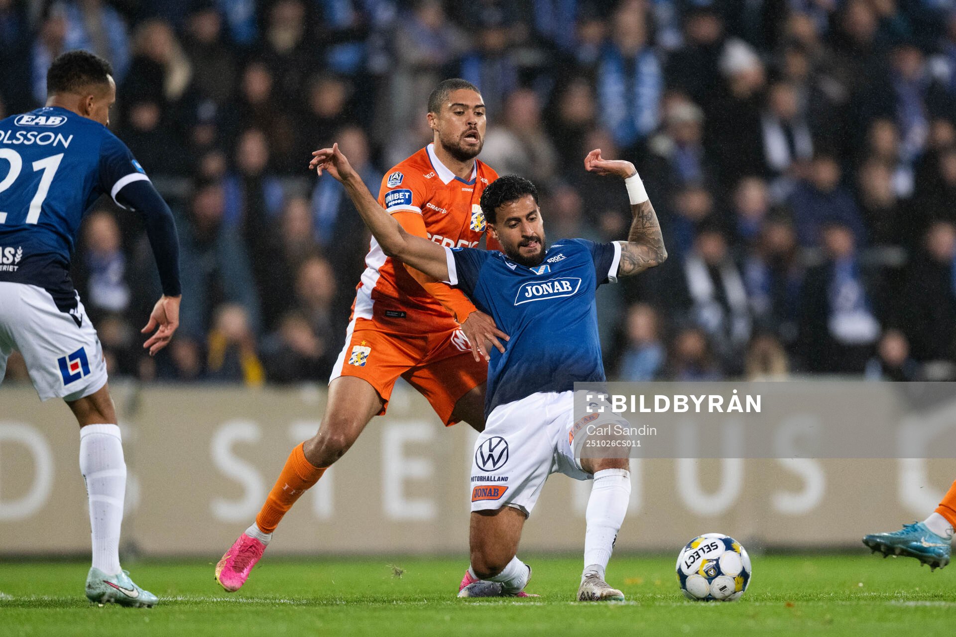 IFK Göteborgs Thomas Santos och Halmstads Rami Kaib