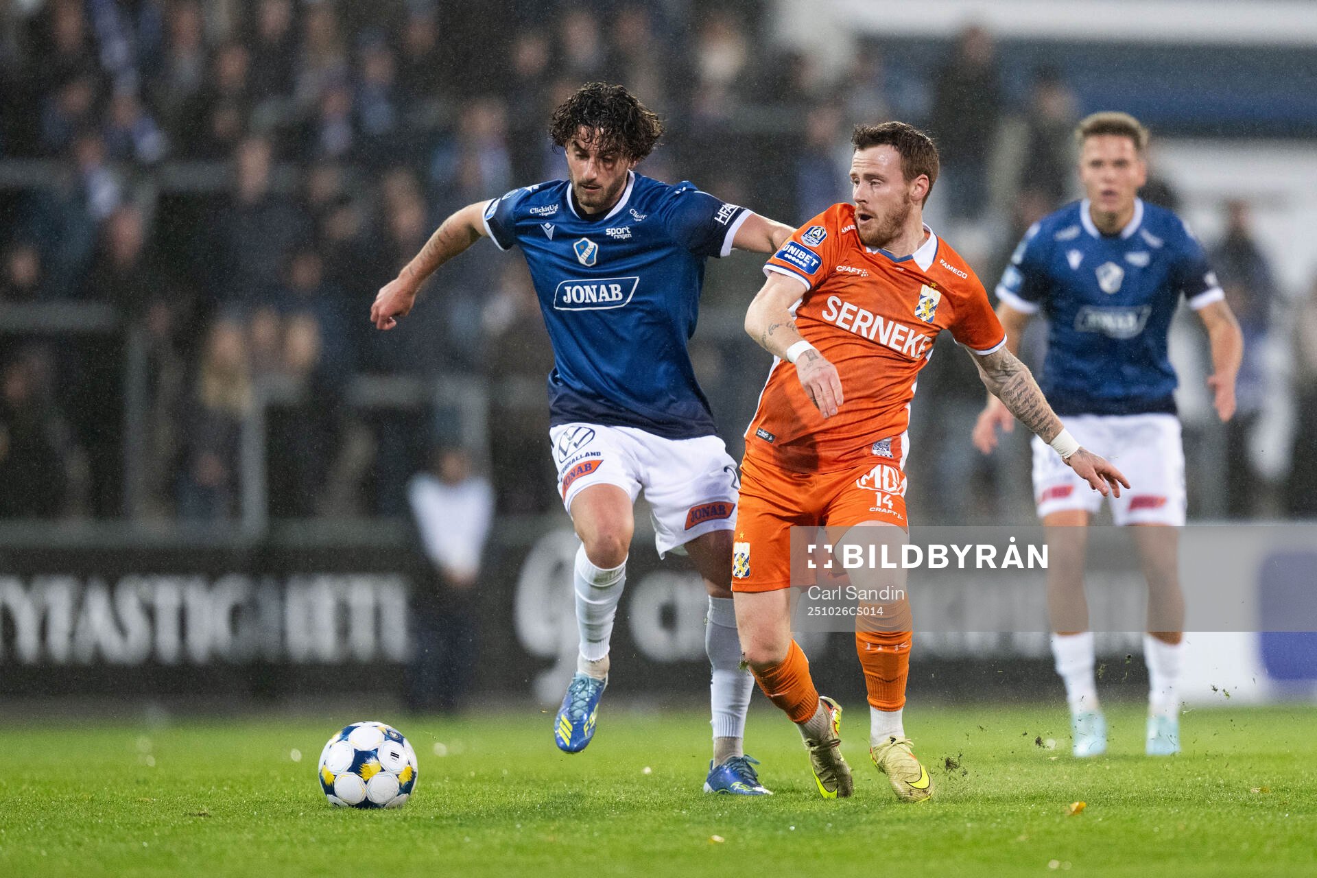 Halmstads Rocco Ascone och IFK Göteborgs Tobias Heintz