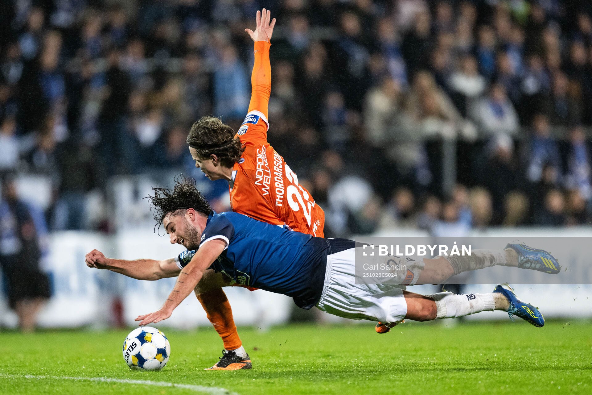 IFK Göteborgs Kolbeinn Thordarson och Halmstads Rocco