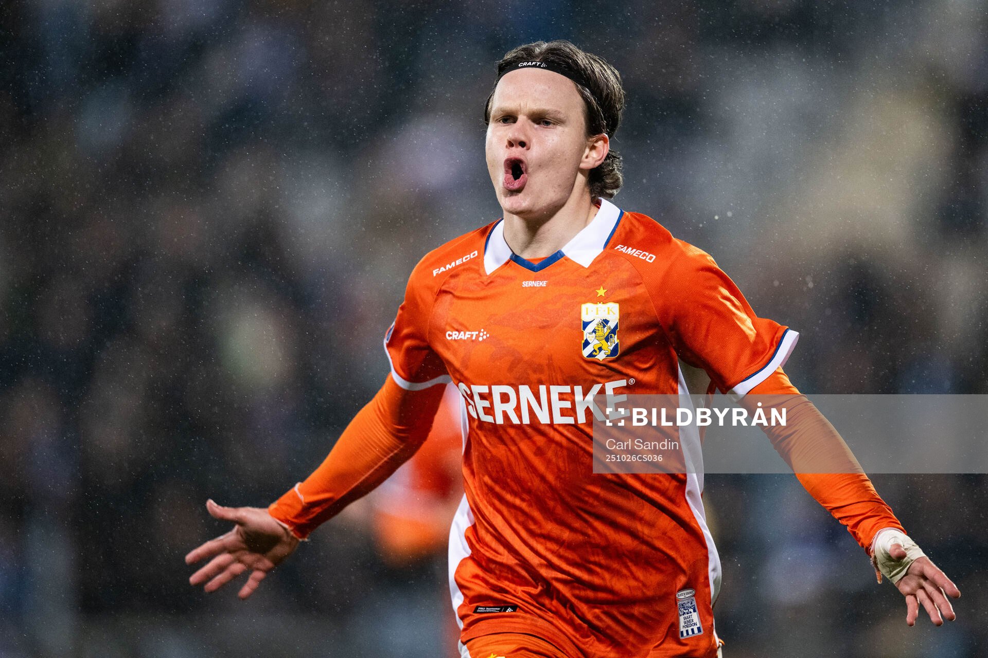IFK Göteborgs Kolbeinn Thordarson jublar