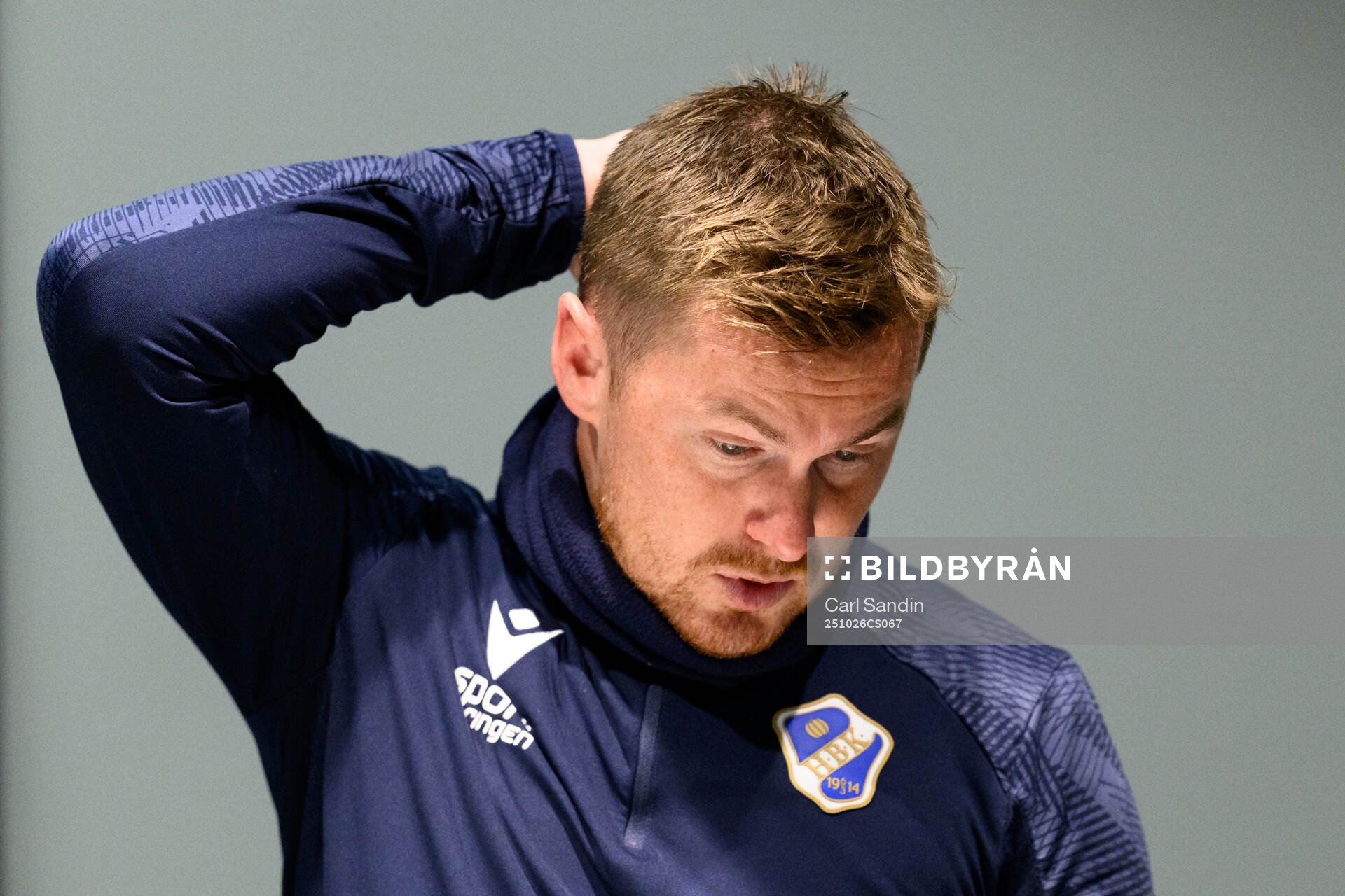 Halmstads tränare Johan Lindholm