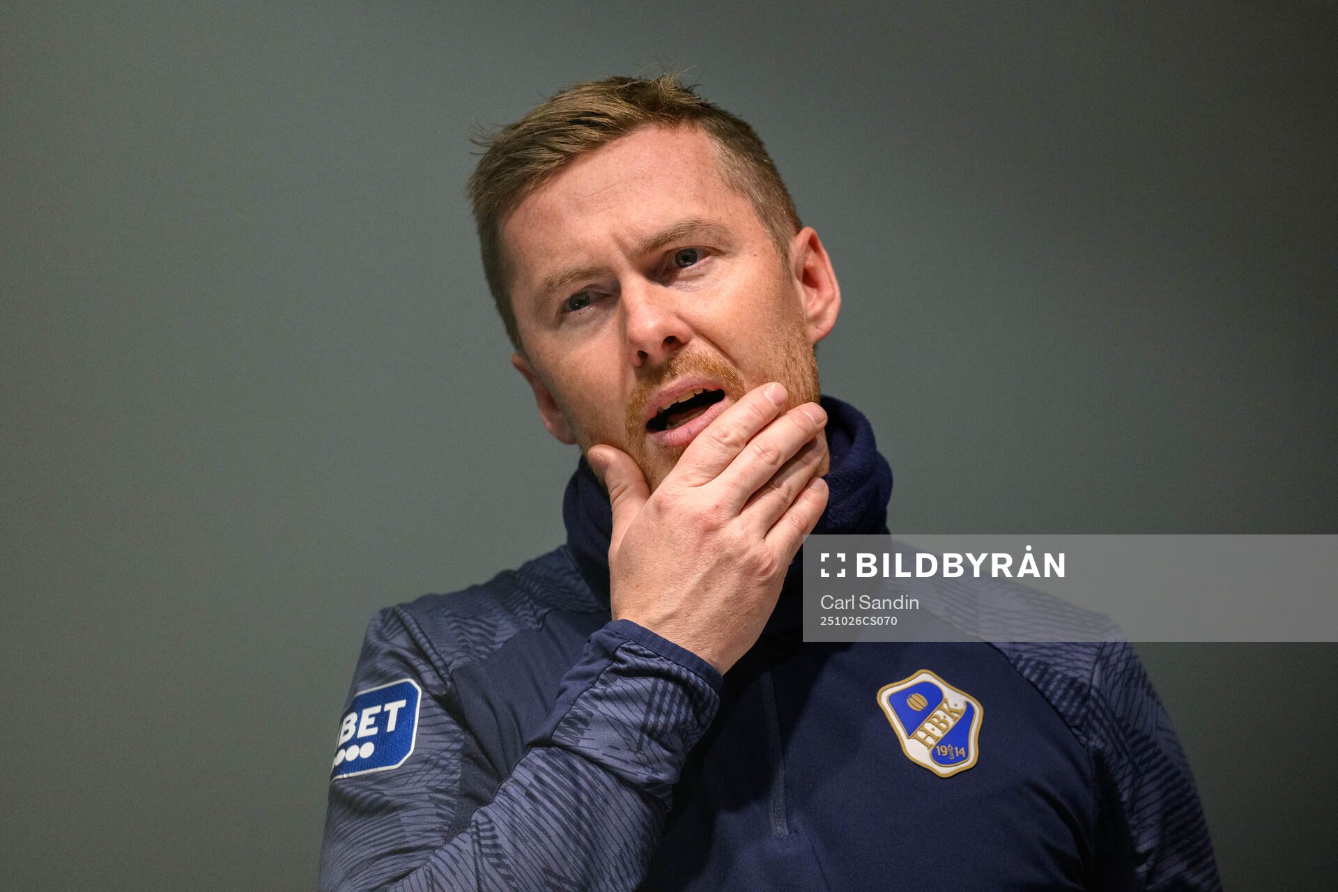 Halmstads tränare Johan Lindholm