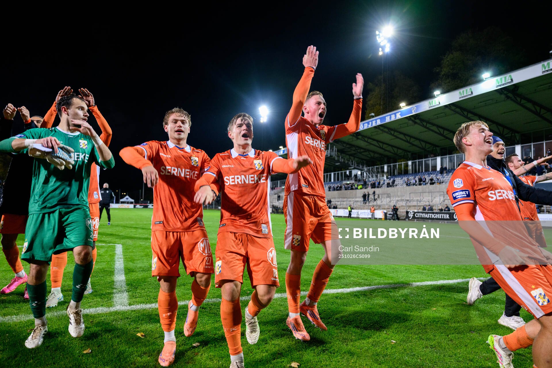IFK Göteborgs Alfons Borén, Felix Eriksson och Benjamin