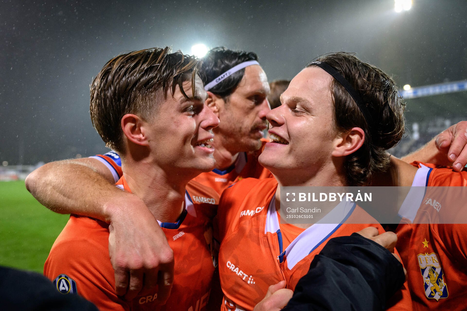 IFK Göteborgs Felix Eriksson och Kolbeinn Thordarson jublar