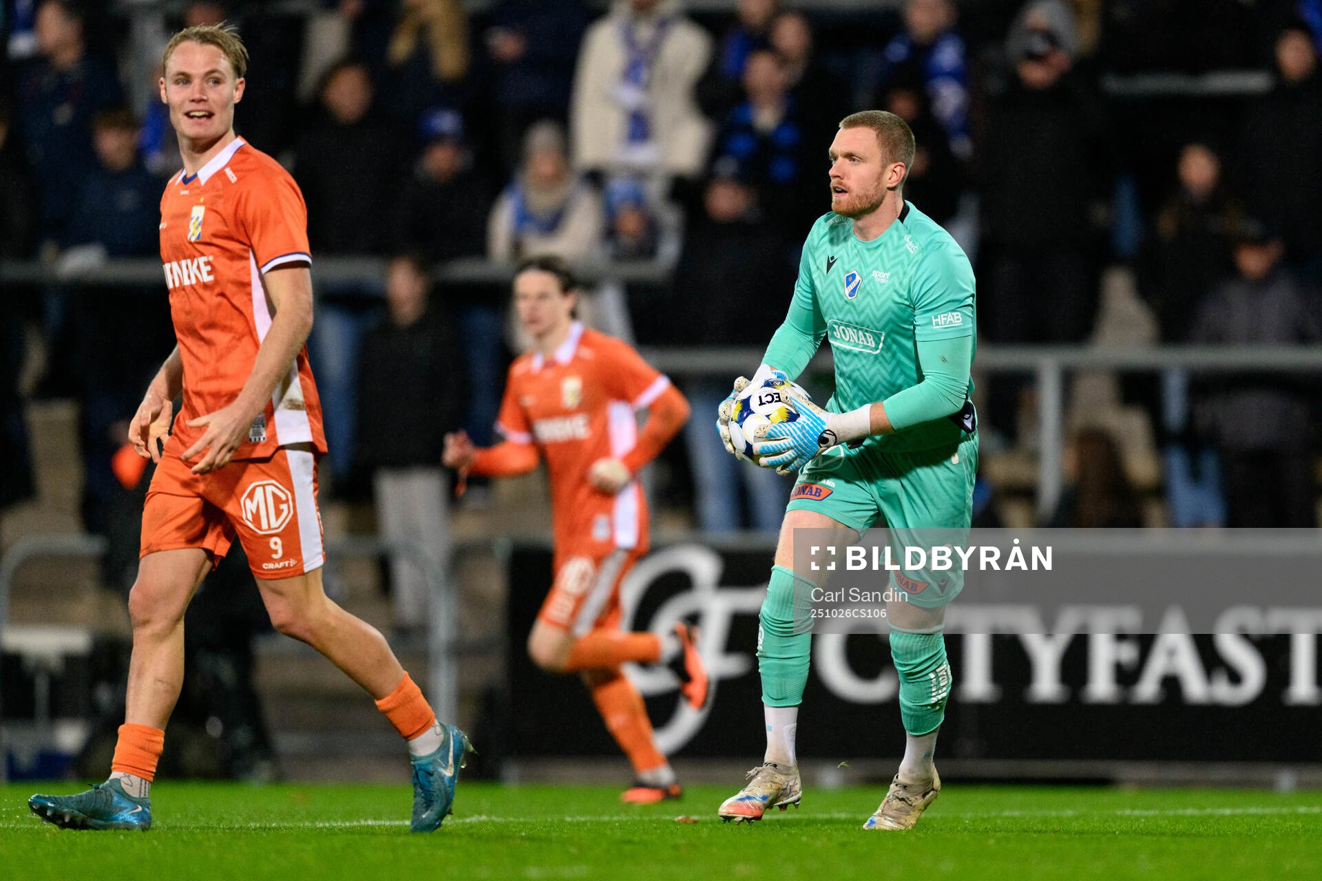 Halmstads målvakt Tim Erlandsson