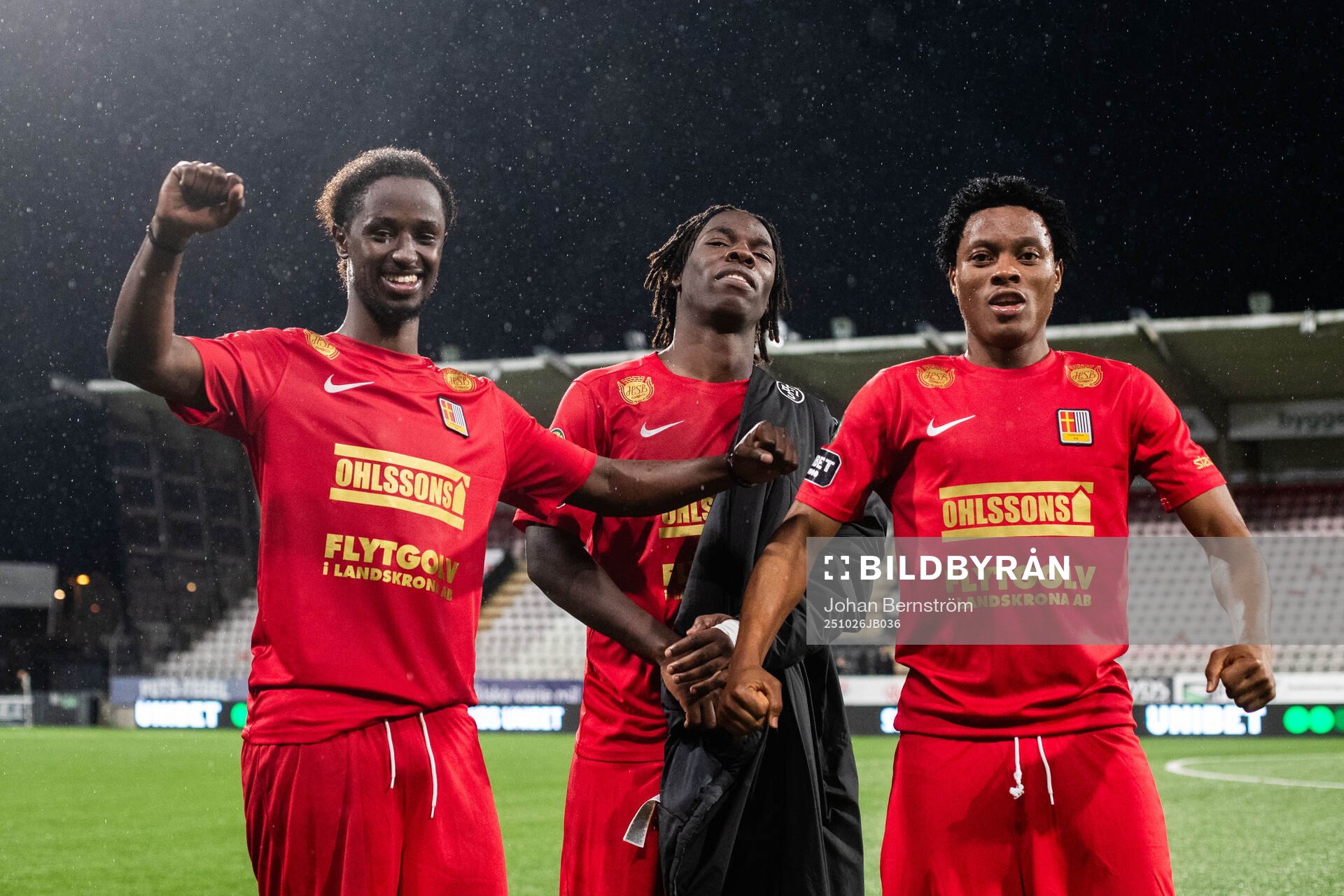 Landskronas Chibueze Maxwell Ozoemena, Xavier Odhiambo och