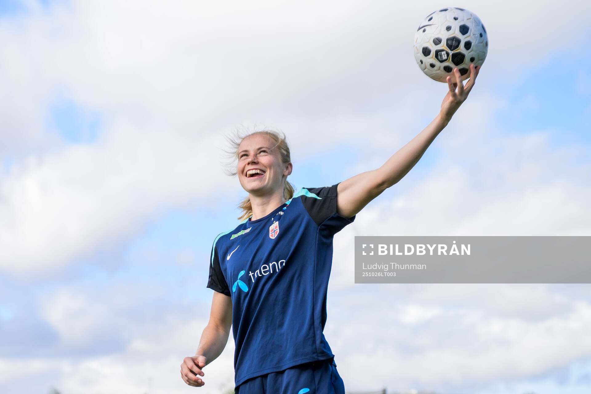 Julie Blakstad of the women's national football team of