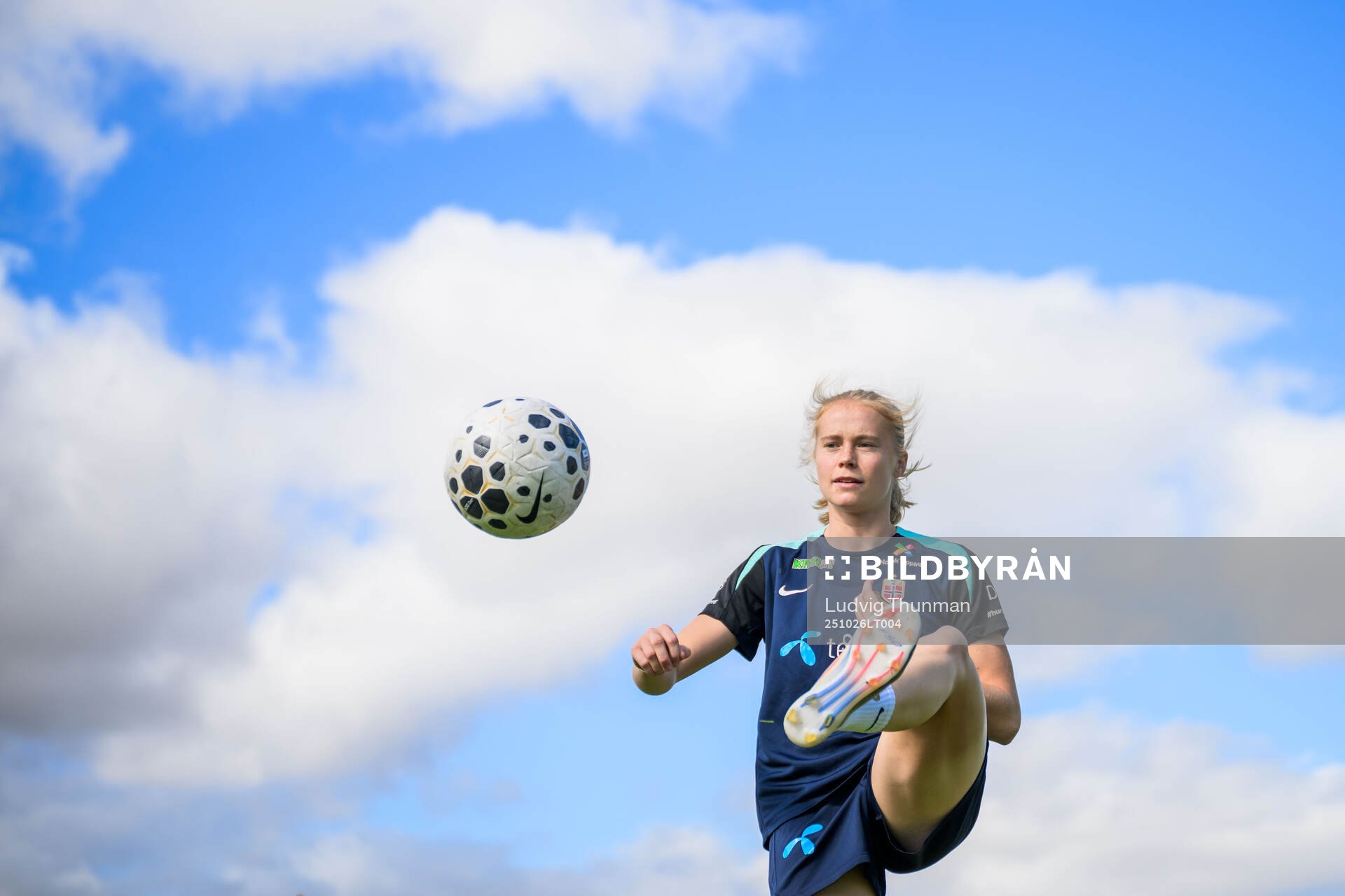 Julie Blakstad of the women's national football team of