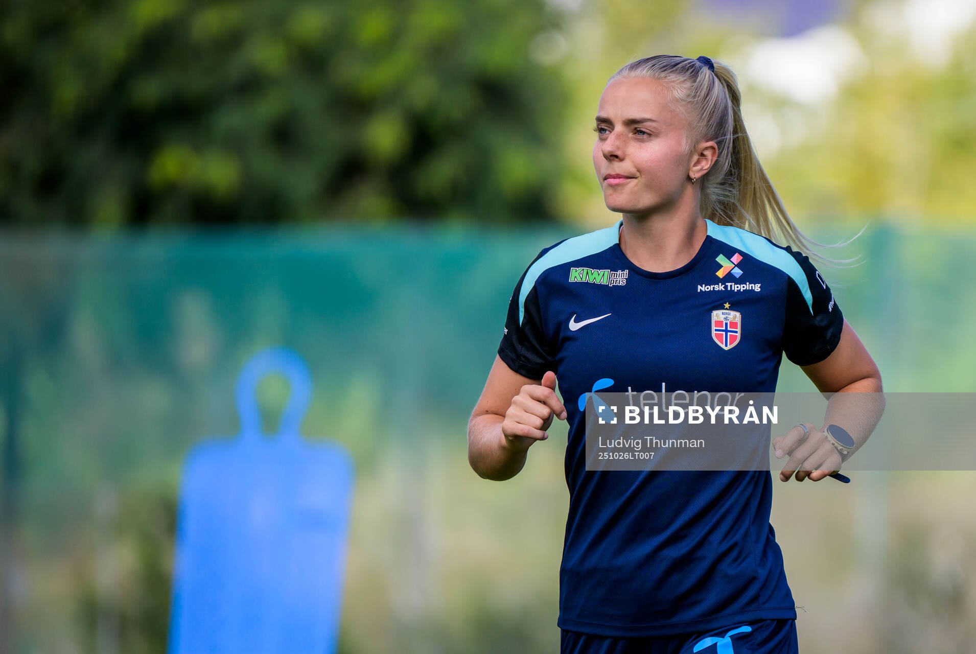 Emilie Woldvik of the women's national football team of