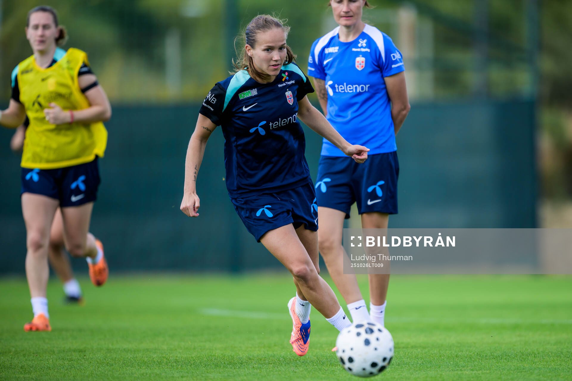 Guro Reiten and of the women's national football team of