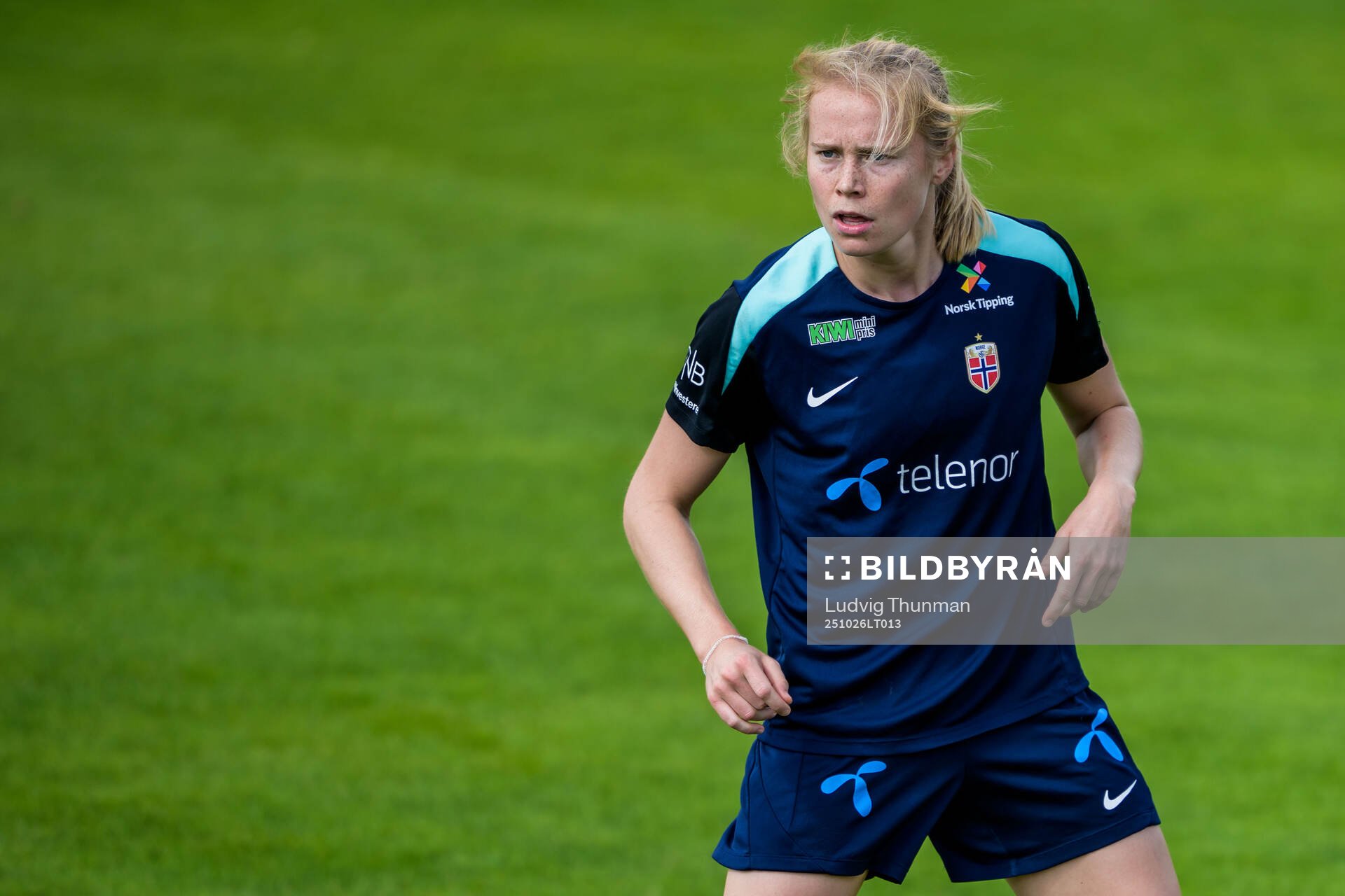 Julie Blakstad of the women's national football team of