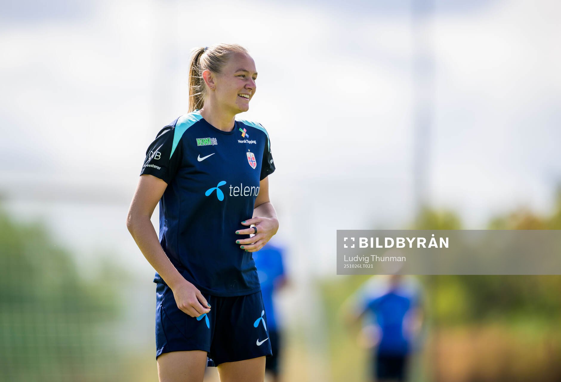 Frida Maanum of the women's national football team of