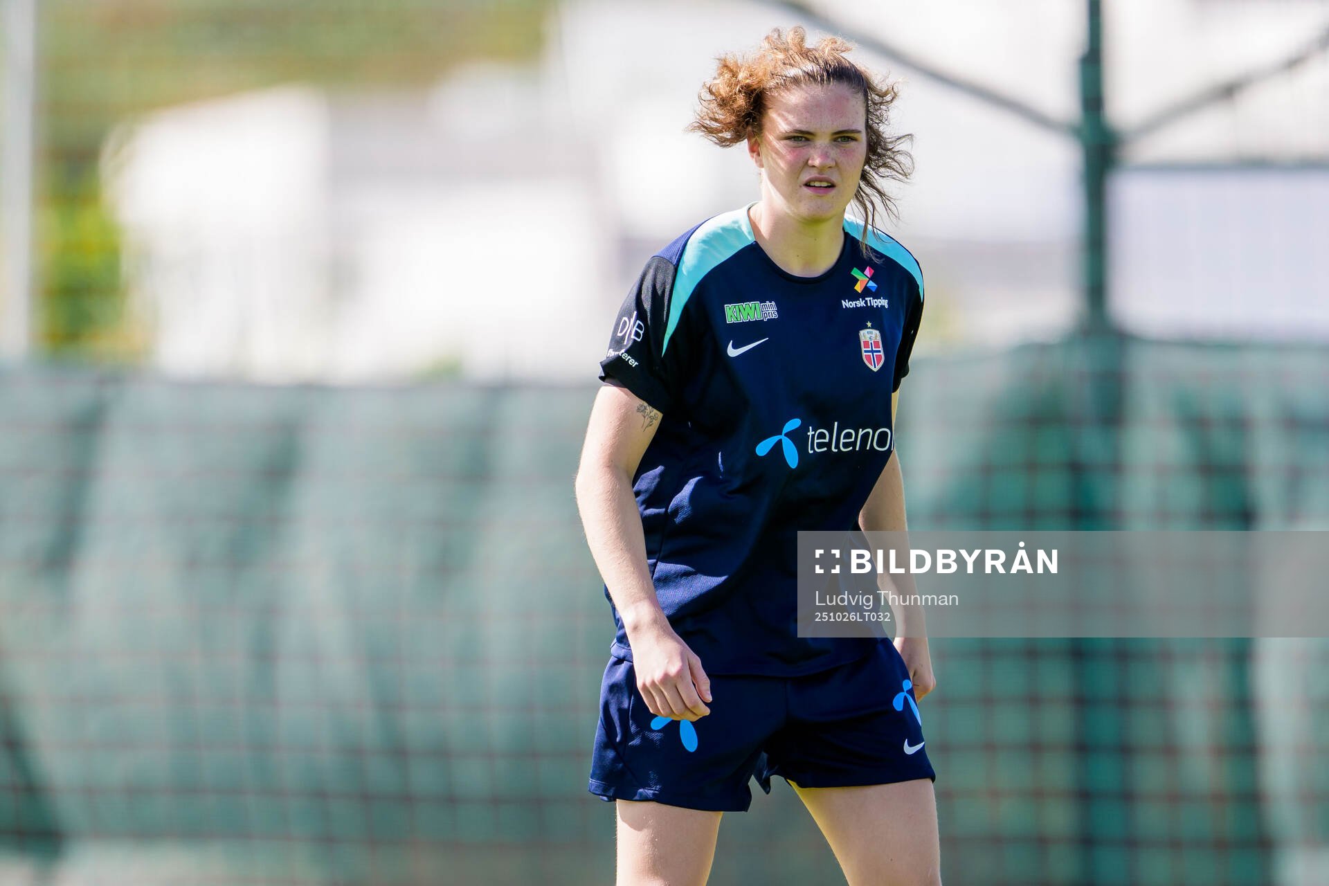 Signe Gaupset of the women's national football team of