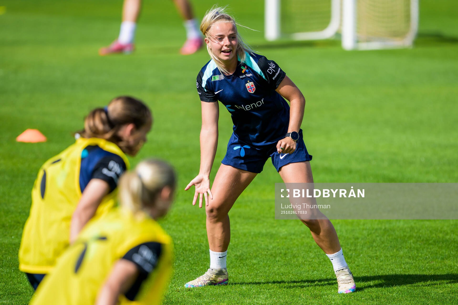 Emilie Woldvik of the women's national football team of