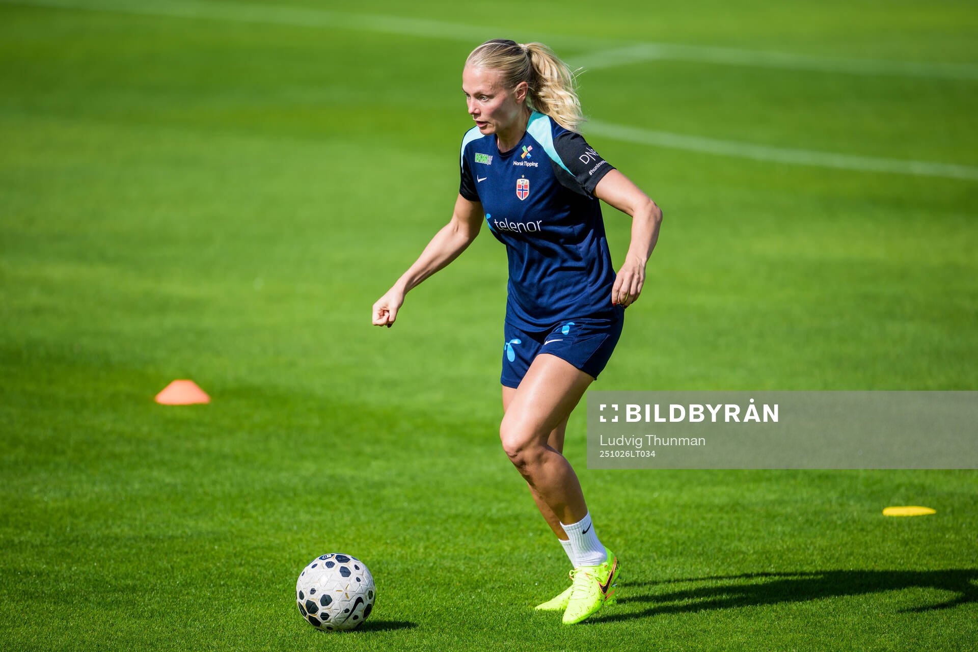 Guro Bergsvand of the women's national football team of