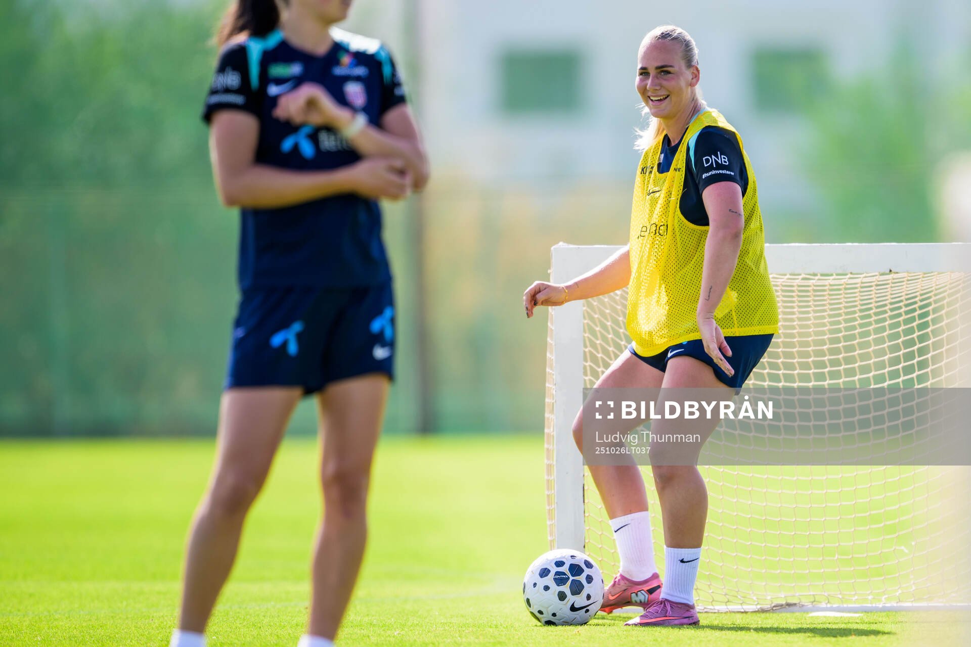 Cathinka Tandberg of the women's national football team of