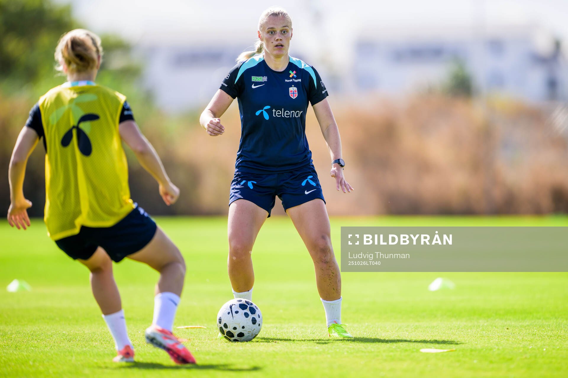 Mathilde Harviken of the women's national football team of
