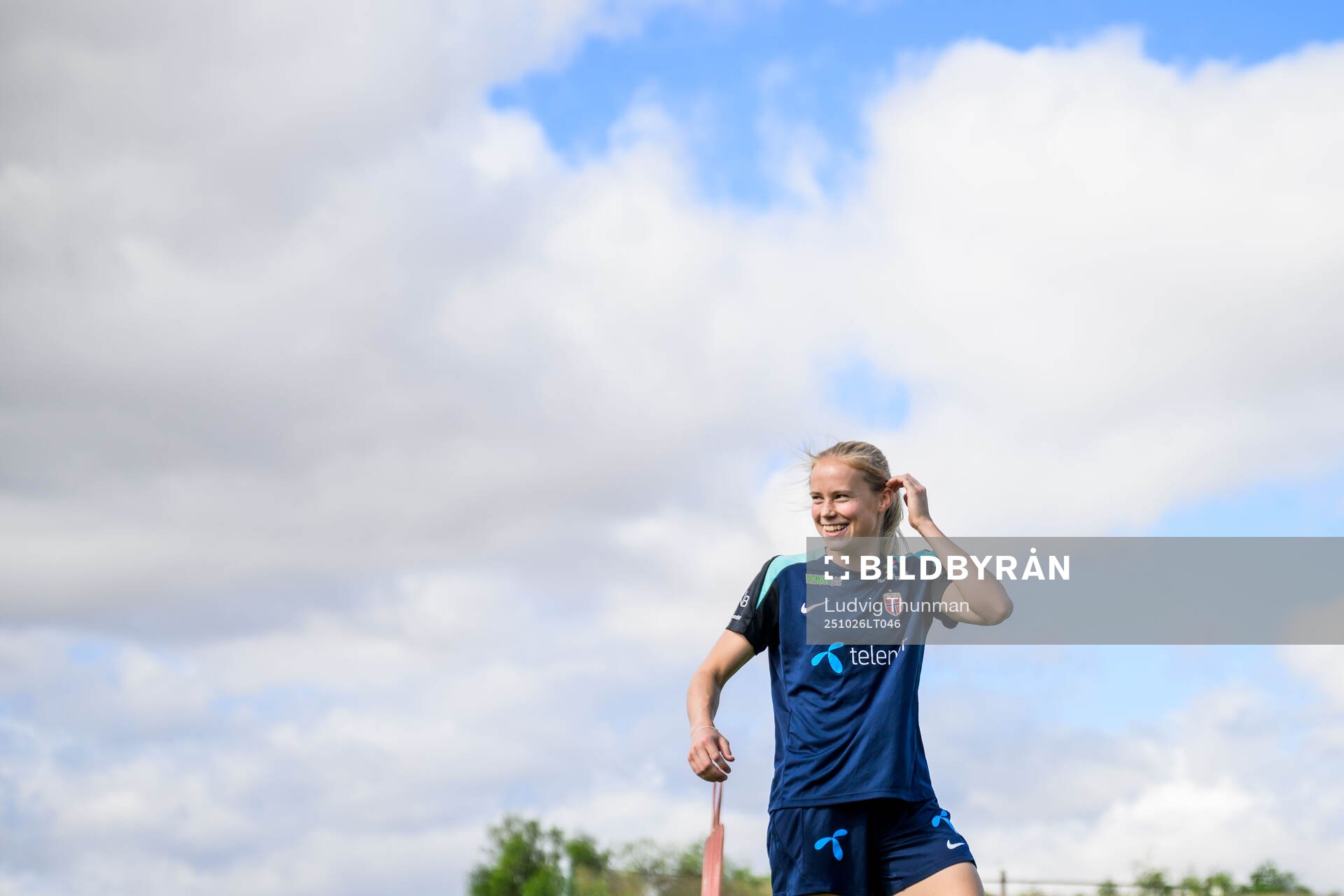 Julie Blakstad of the women's national football team of