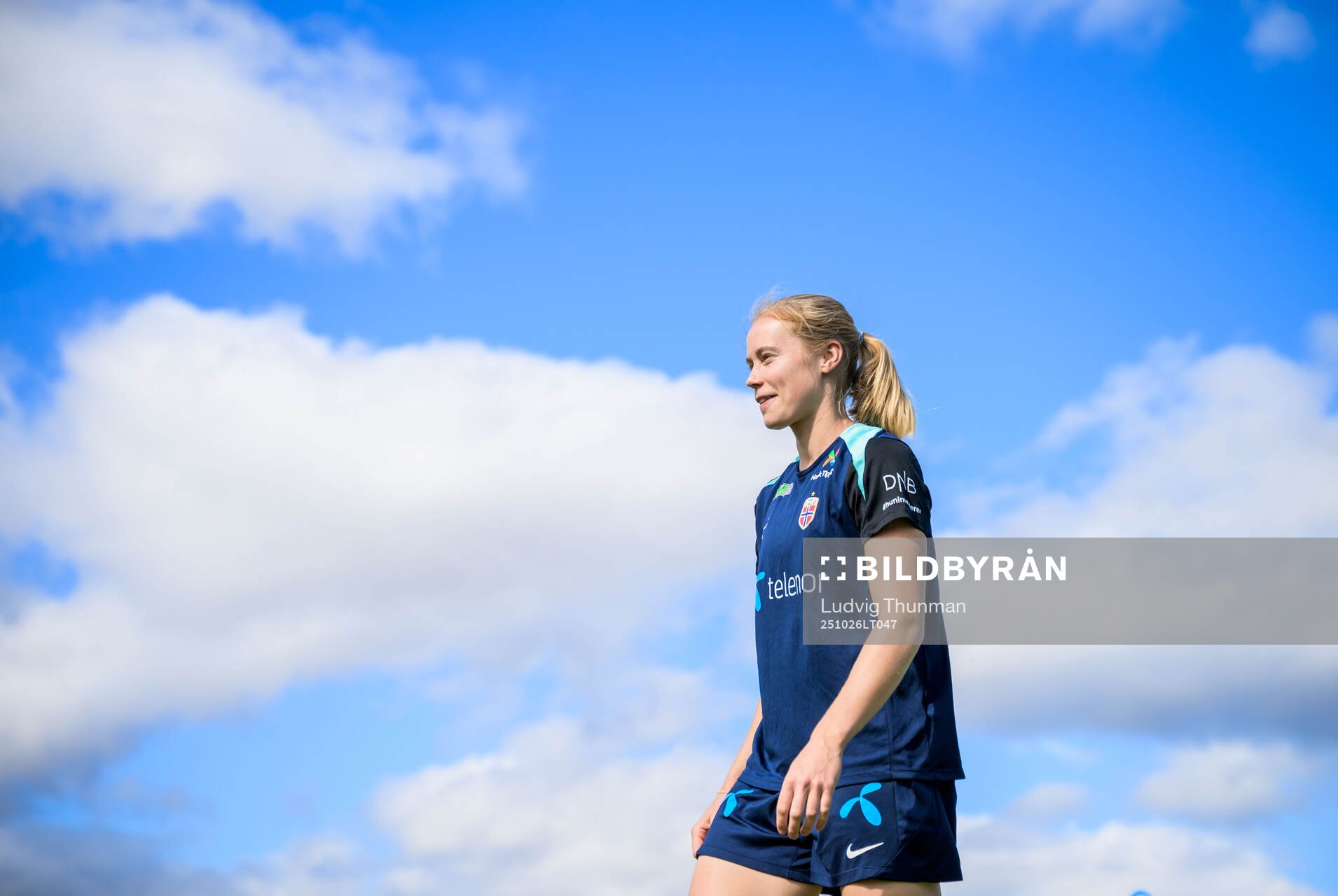 Julie Blakstad of the women's national football team of