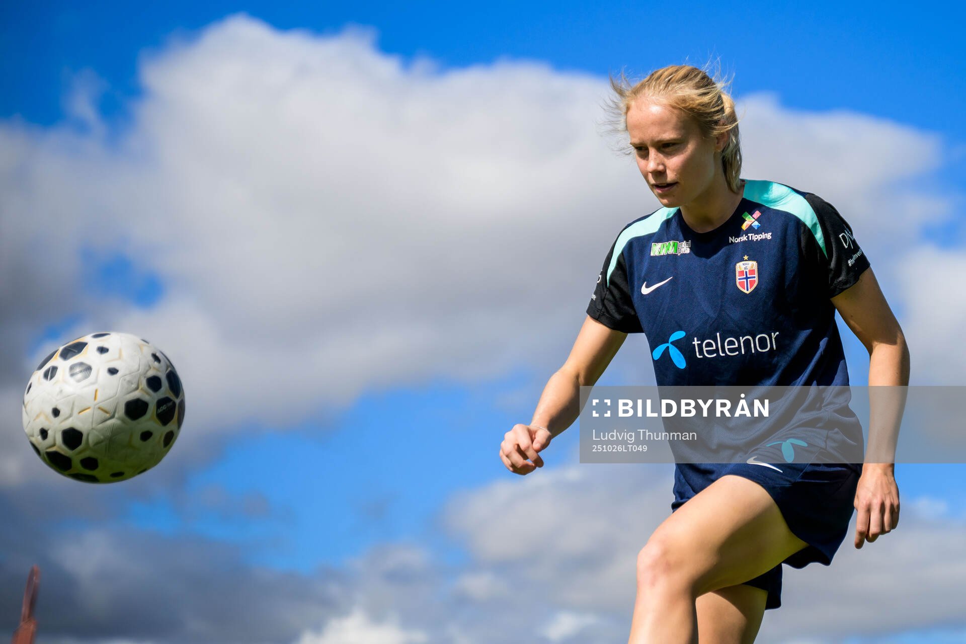 Julie Blakstad of the women's national football team of