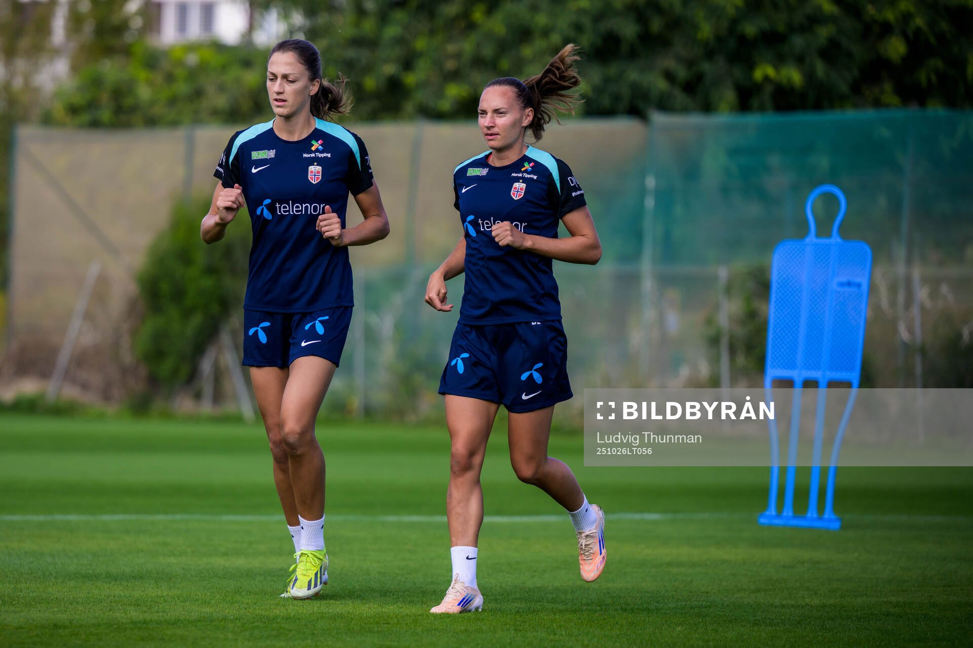 Emma Stølen Godø and Marit Bratberg Lund of the women's