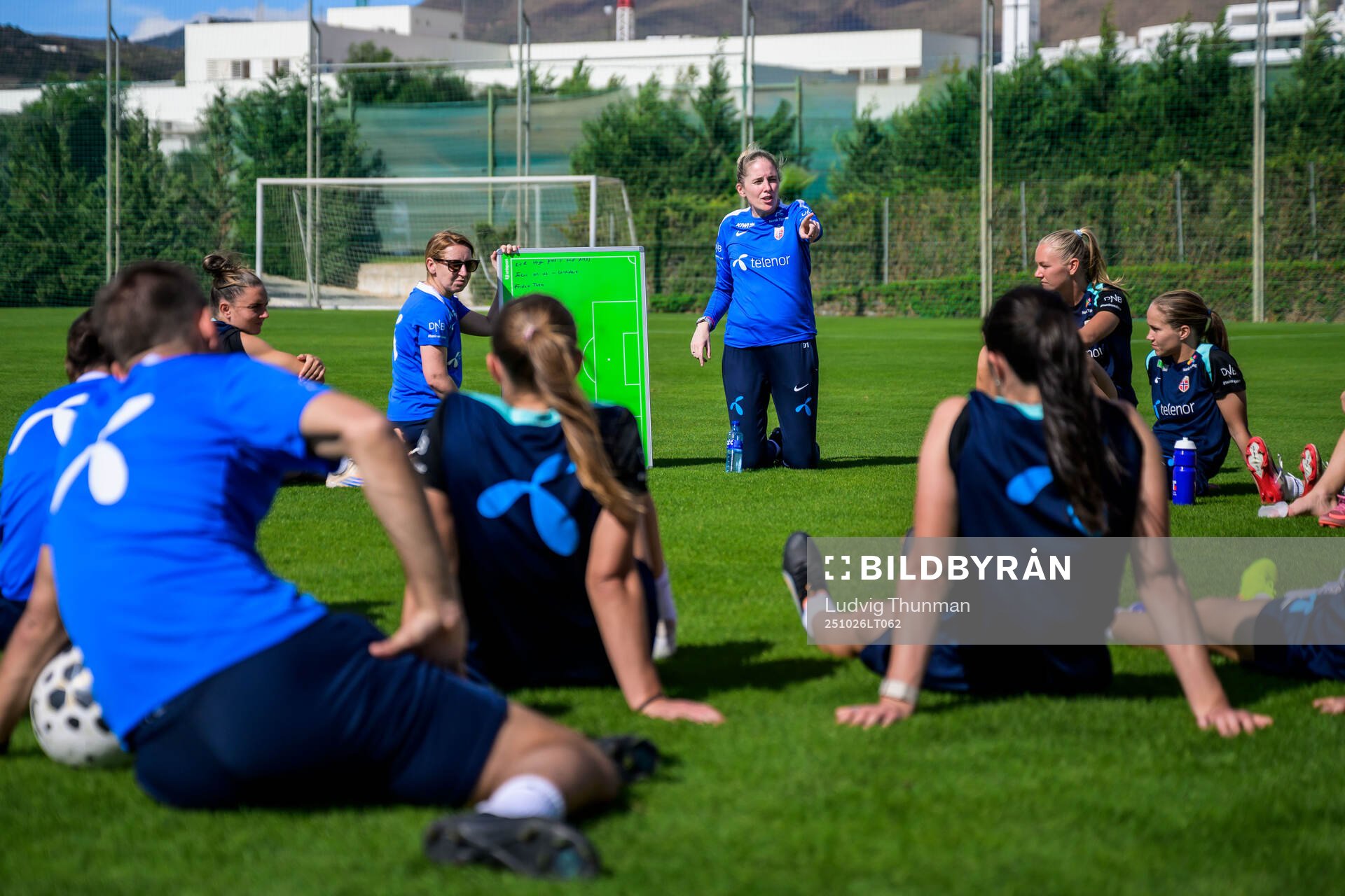Head coach Gemma Grainger of the women's national football