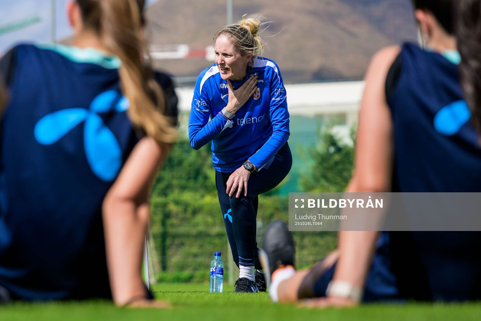 Head coach Gemma Grainger of the women's national football