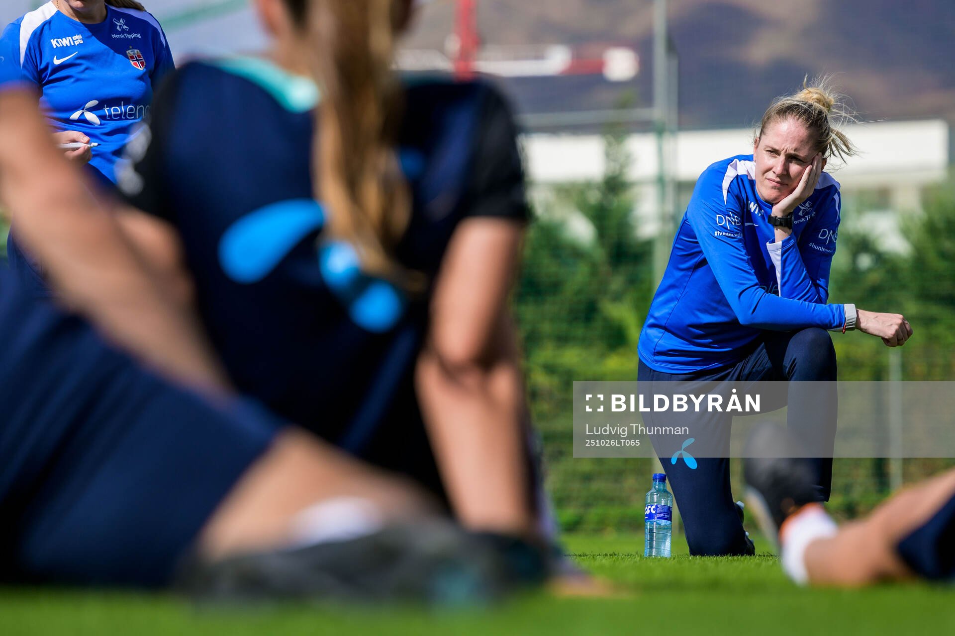 Head coach Gemma Grainger of the women's national football