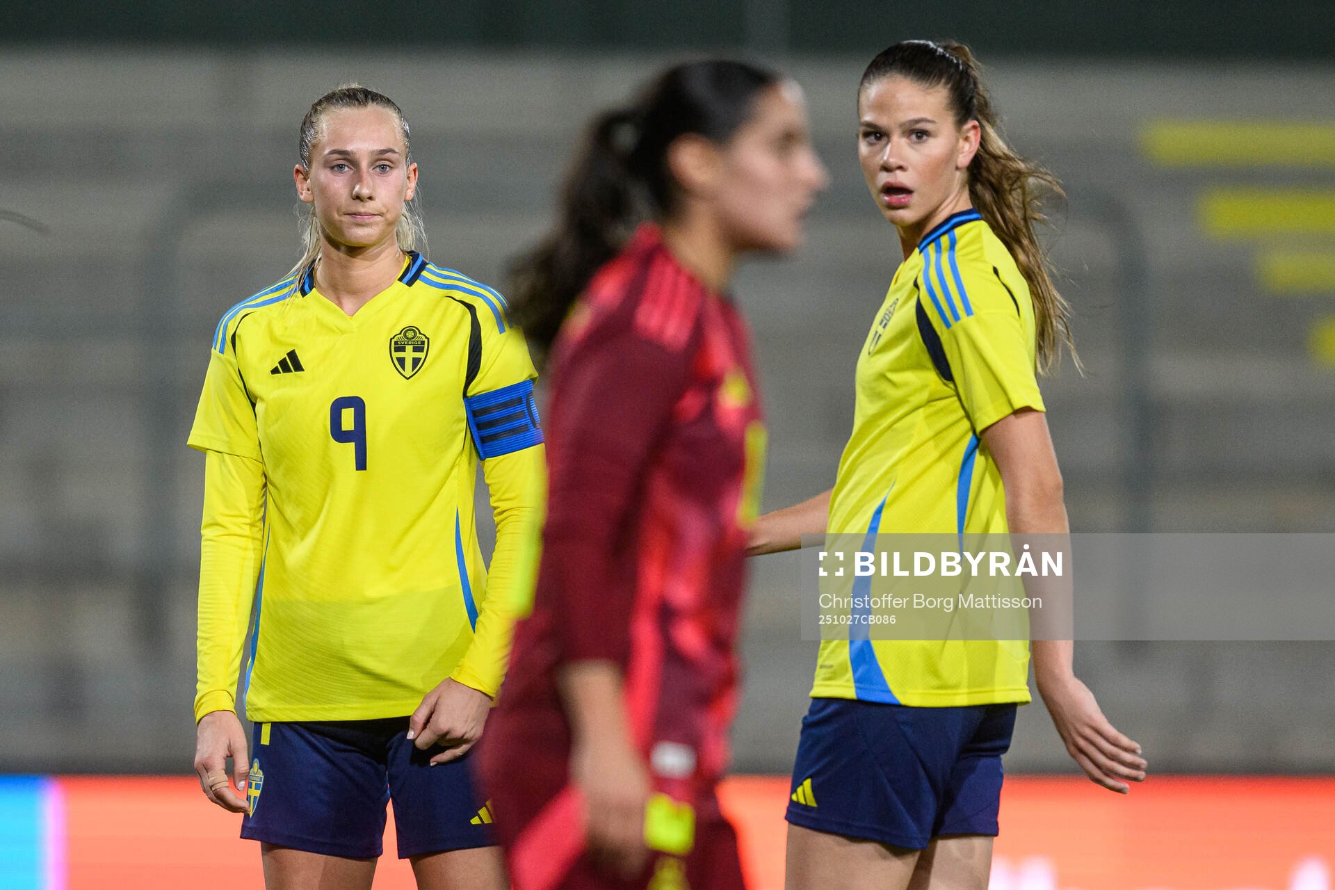 Ellen Wangerheim and Bella Andersson of Sweden