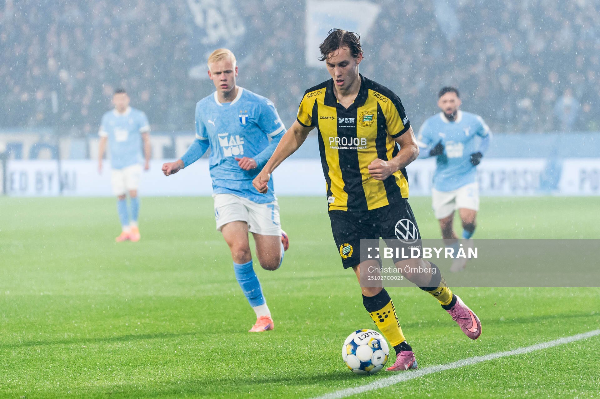 Malmö FFs Otto Rosengren och Hammarbys Hampus Skoglund