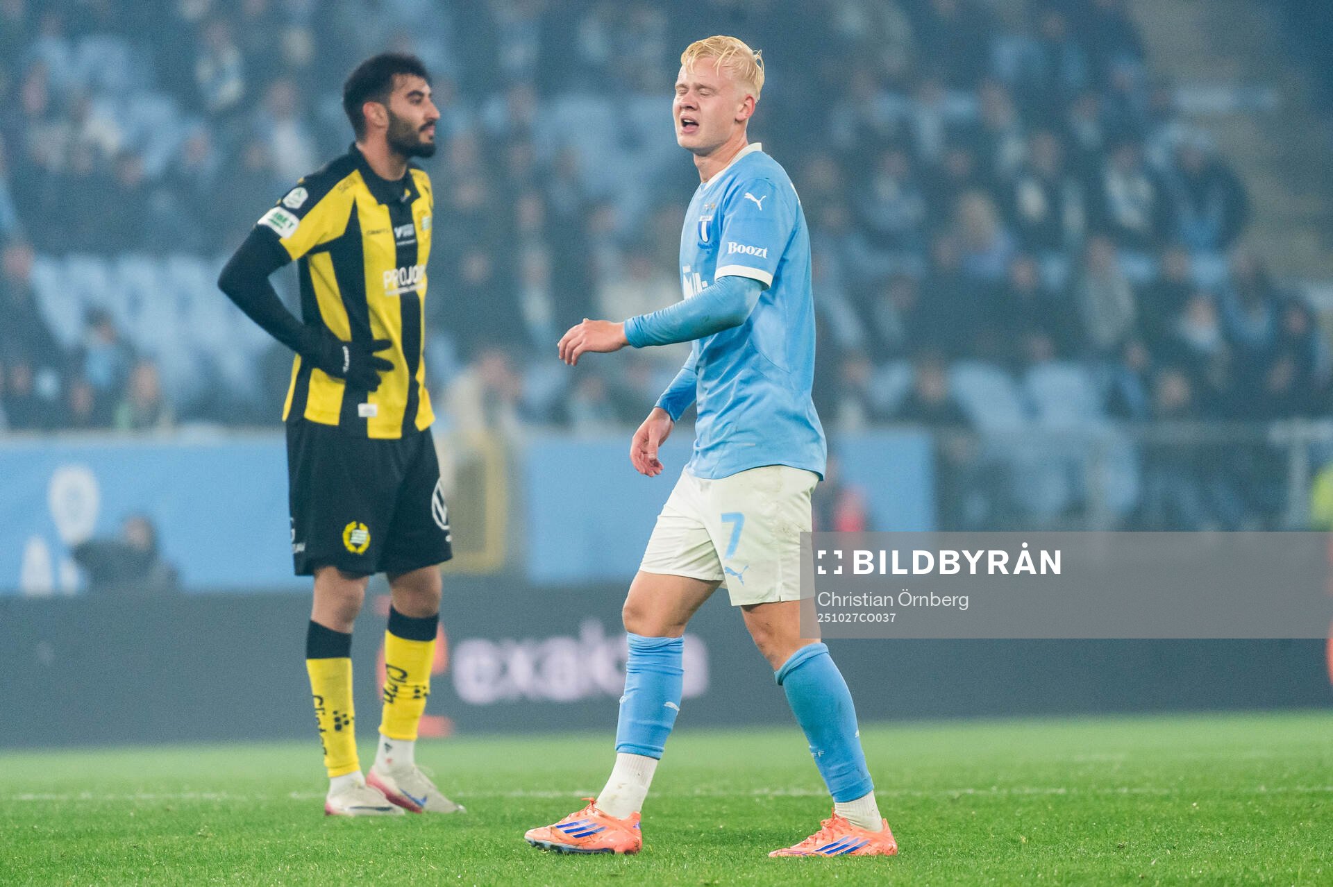 Malmö FFs Otto Rosengren deppar