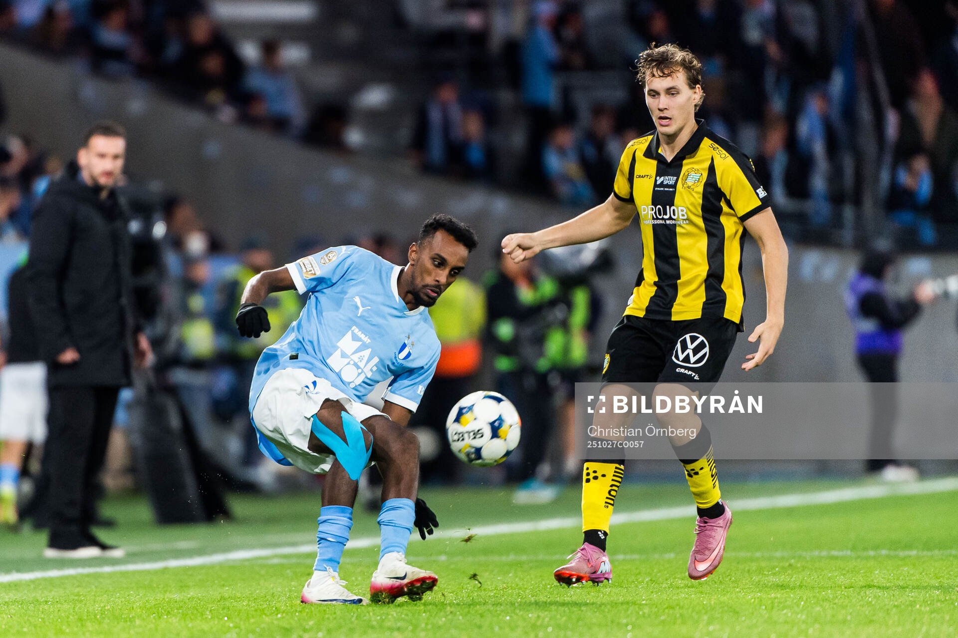 Malmö FFs Taha Ali och Hammarbys Hampus Skoglund