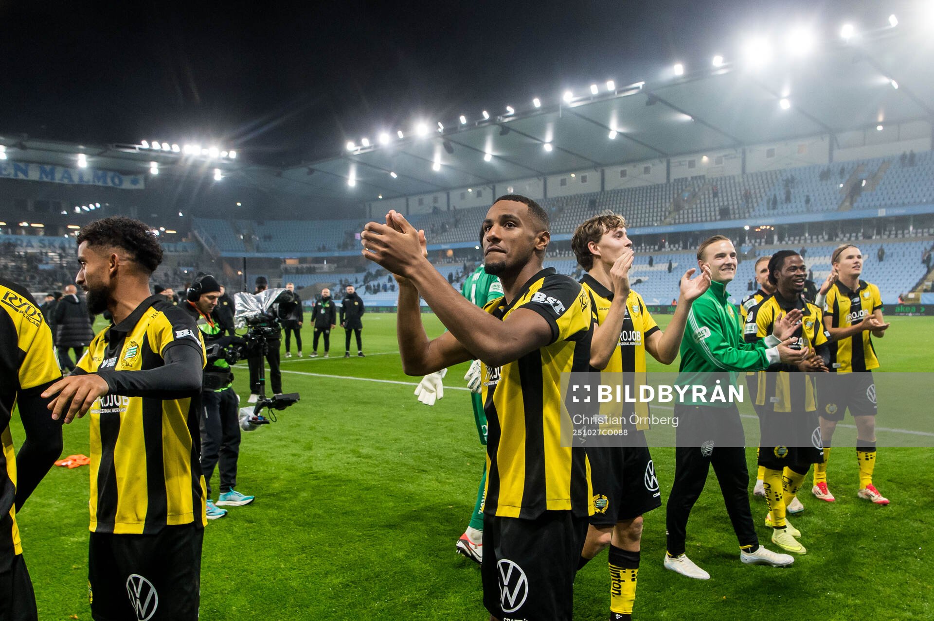 Hammarbys Paulos Abraham jublar
