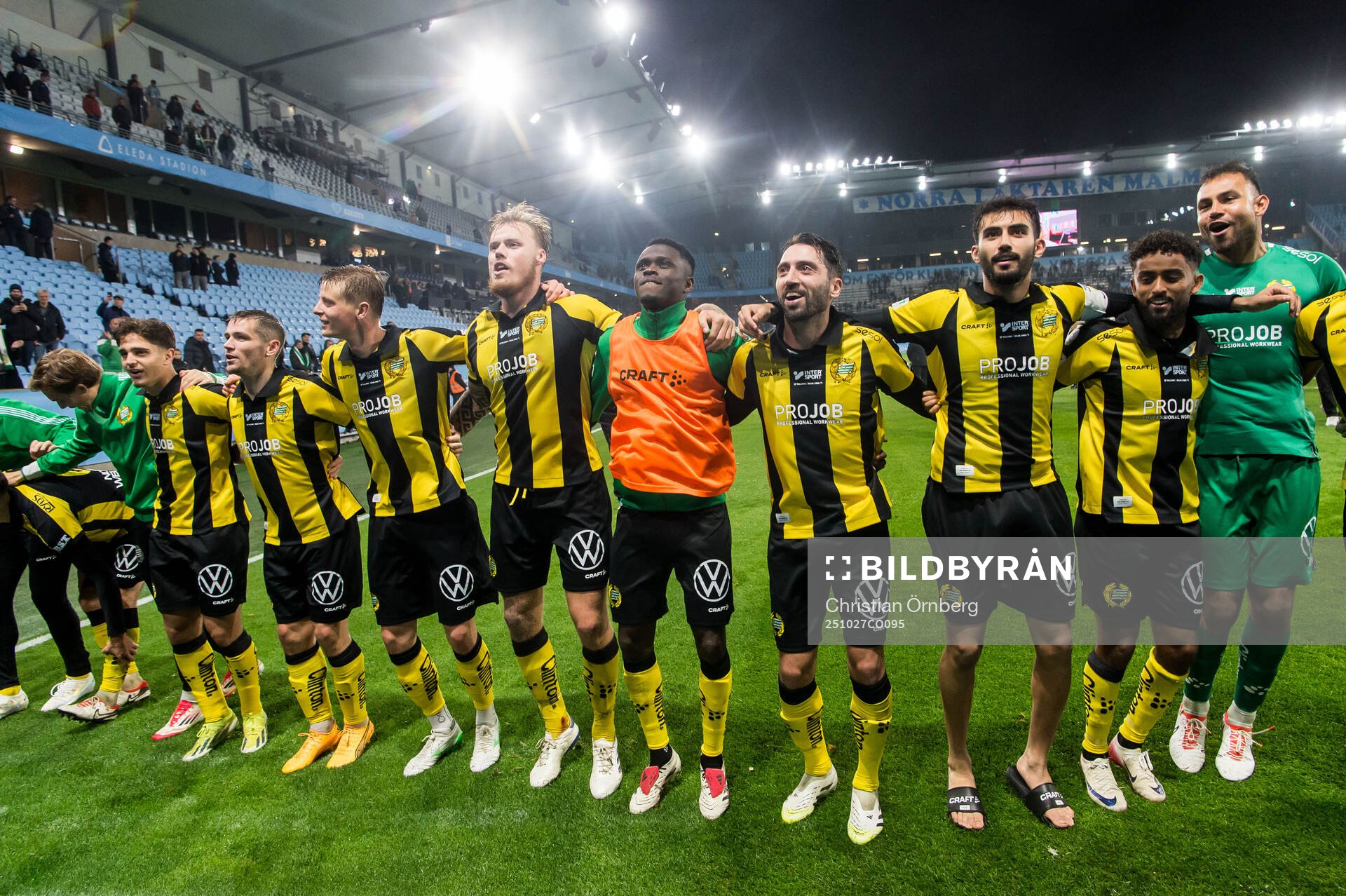 Hammarbys Victor Eriksson, Nahir Besara, Montader Madjed,