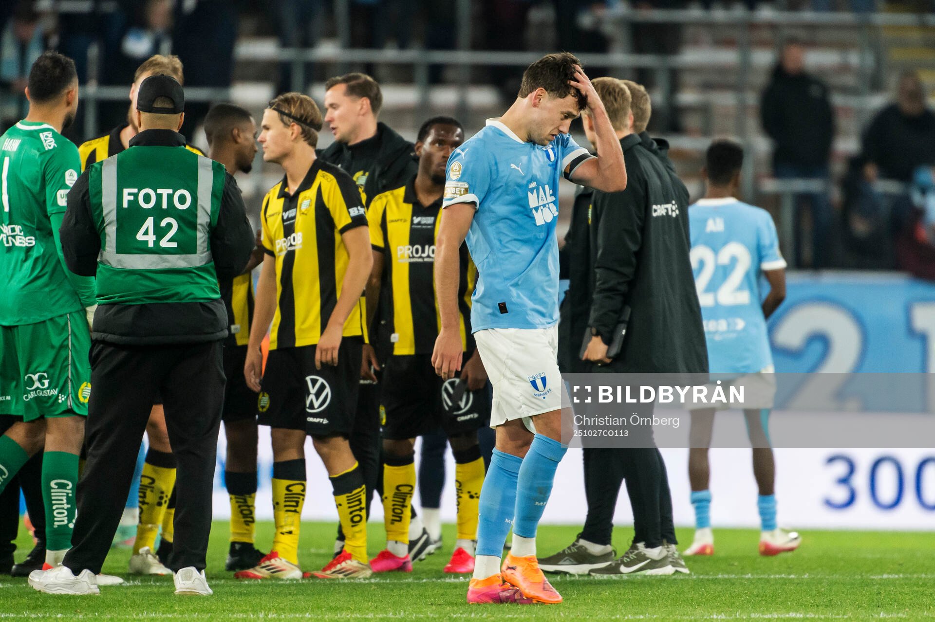 Malmö FFs Colin Rösler deppar