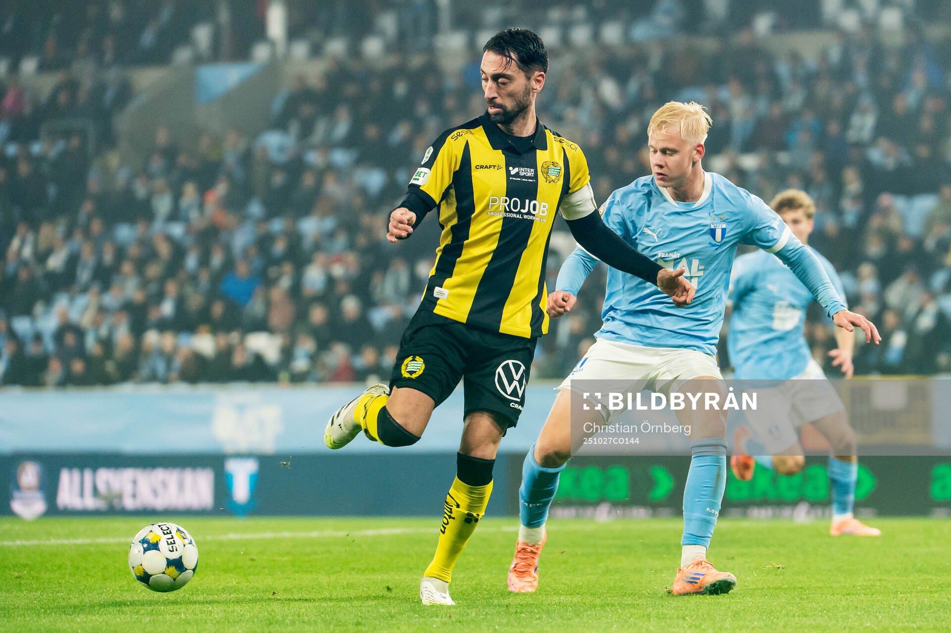 Hammarbys Nahir Besara och Malmö FFs Otto Rosengren