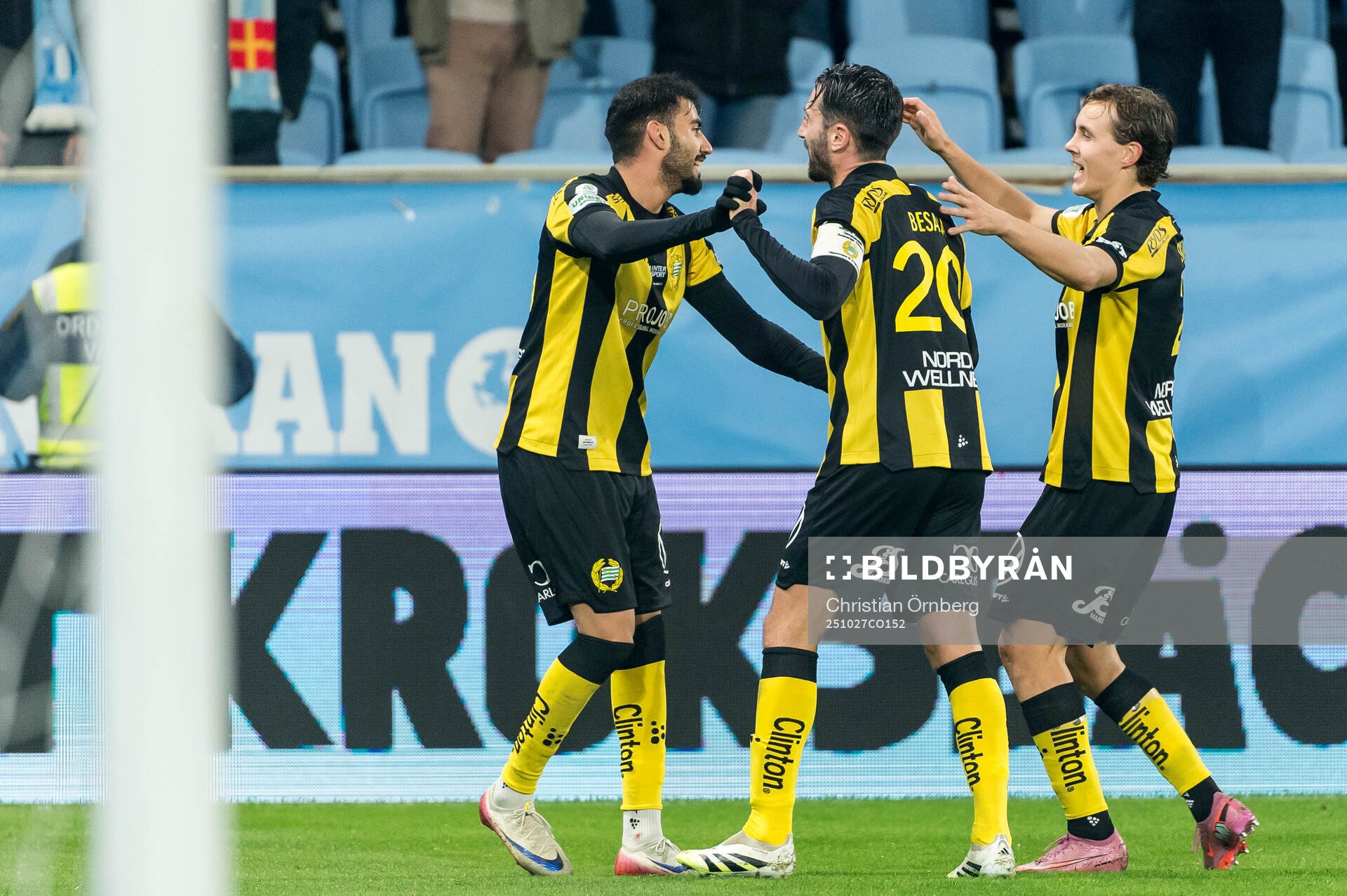 Hammarbys Montader Madjed, Nahir Besara och Hampus Skoglund