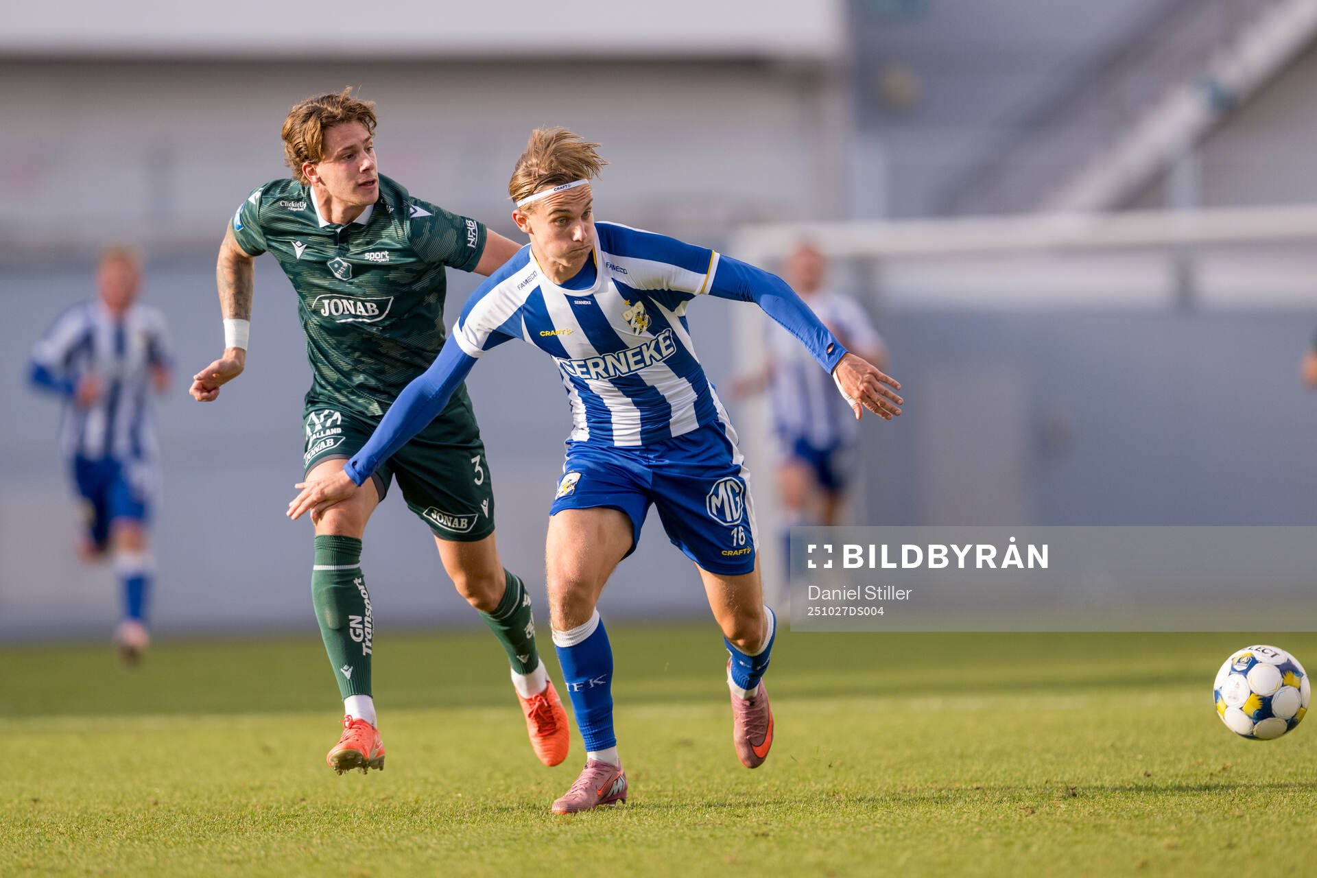 Halmstads Gabriel Wallentin och IFK Göteborgs Linus