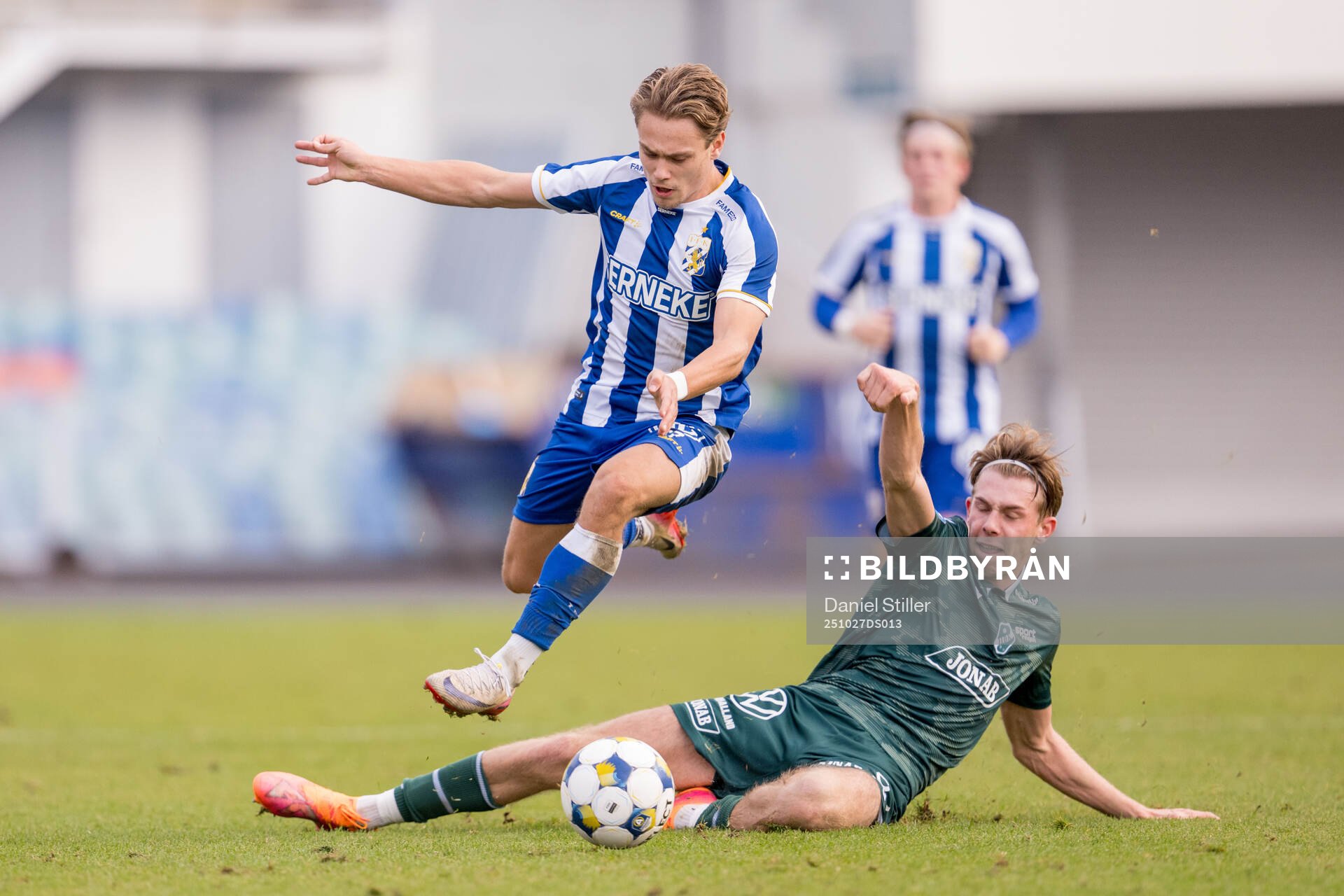 Halmstads Vincent Johansson och IFK Göteborgs Alfons Borén