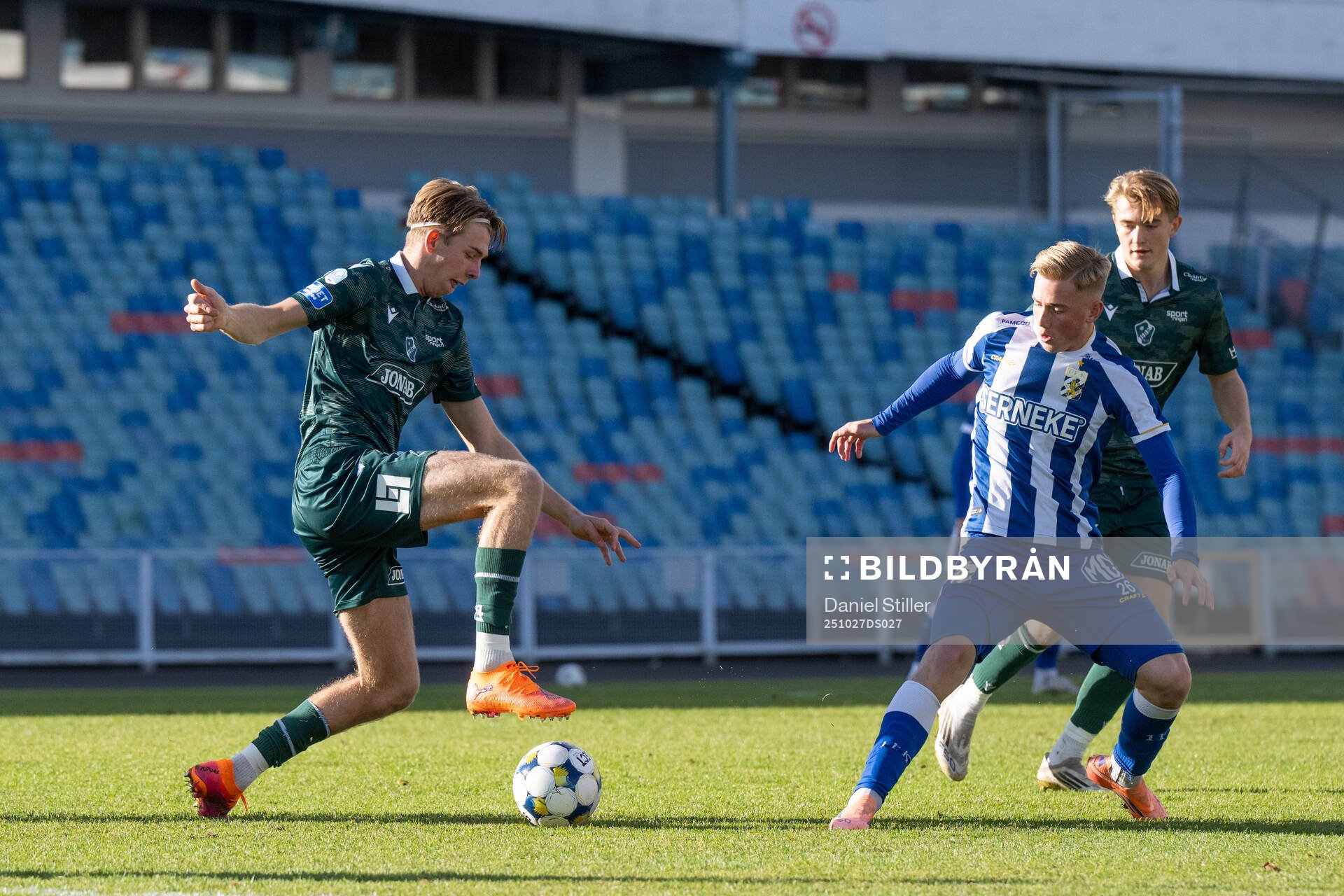 Halmstads Vincent Johansson och IFK Göteborgs Benjamin