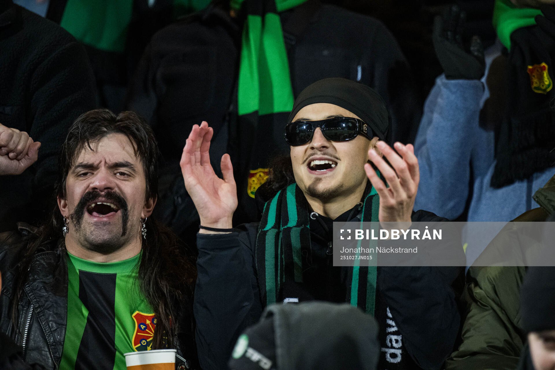 GAIS Amin Boudri på läktaren