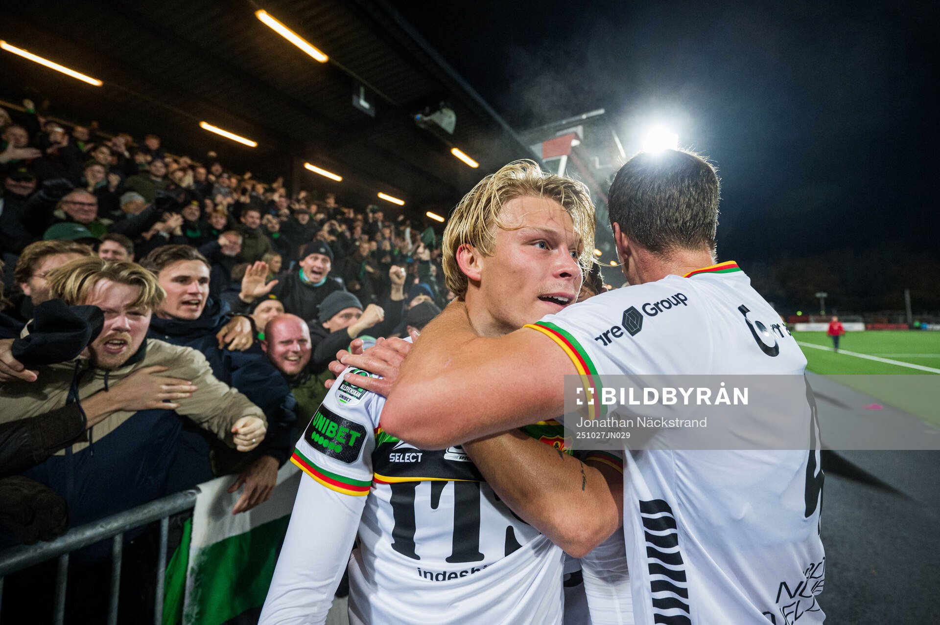GAIS Rasmus Niklasson Petrovic jublar