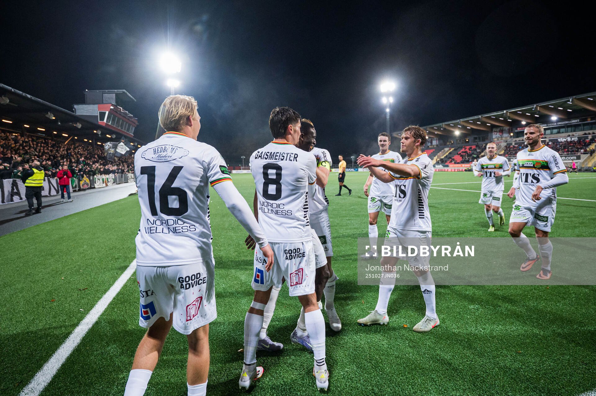 under fotbollsmatchen i Allsvenskan mellan Brommapojkarna