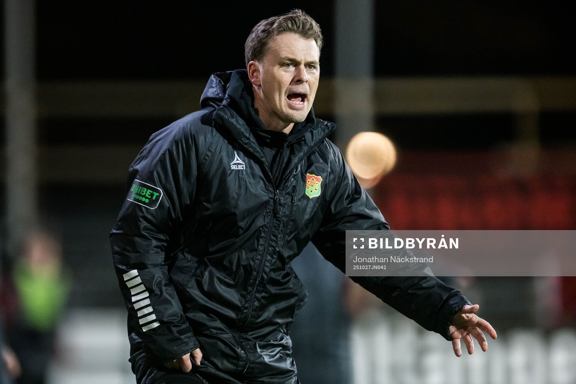 GAIS tränare Fredrik Holmberg