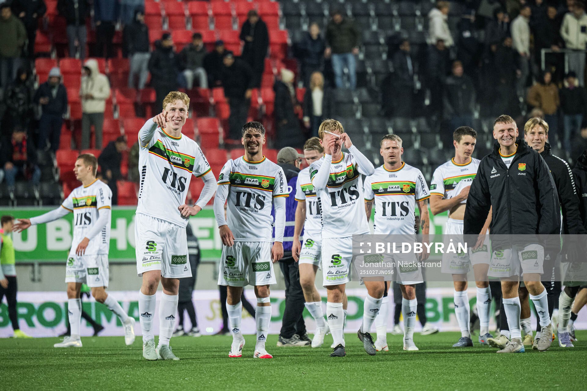 GAIS spelare jublar